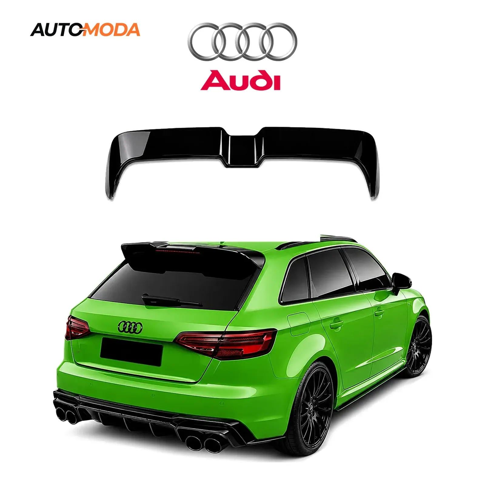 Audi A3 Hatchback krovni spojler S line RS (2012 - 2019)