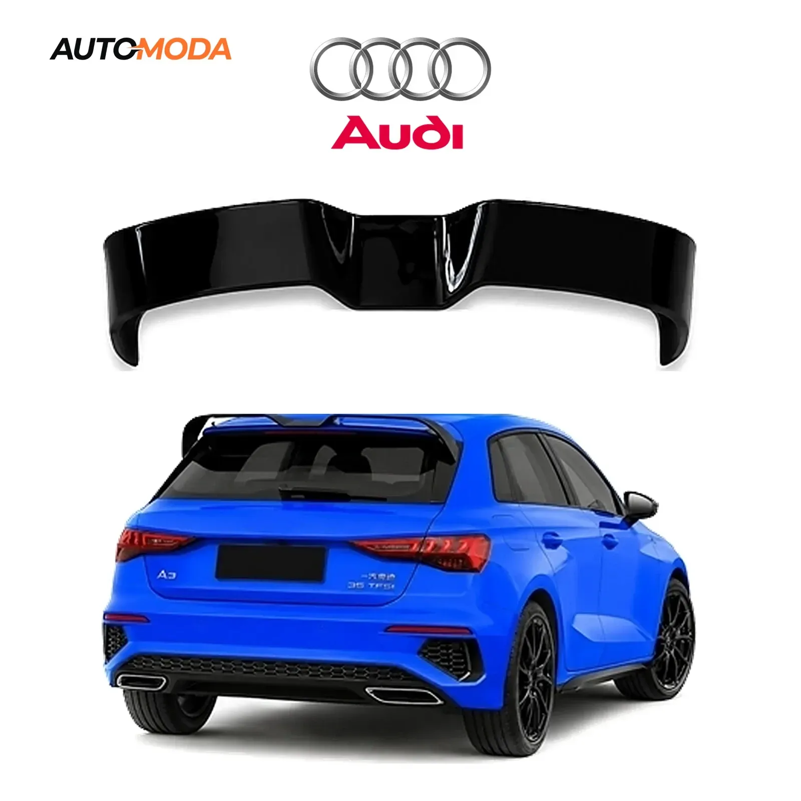 Audi A3 Hatchback krovni spojler S line RS (2020 - 2025)