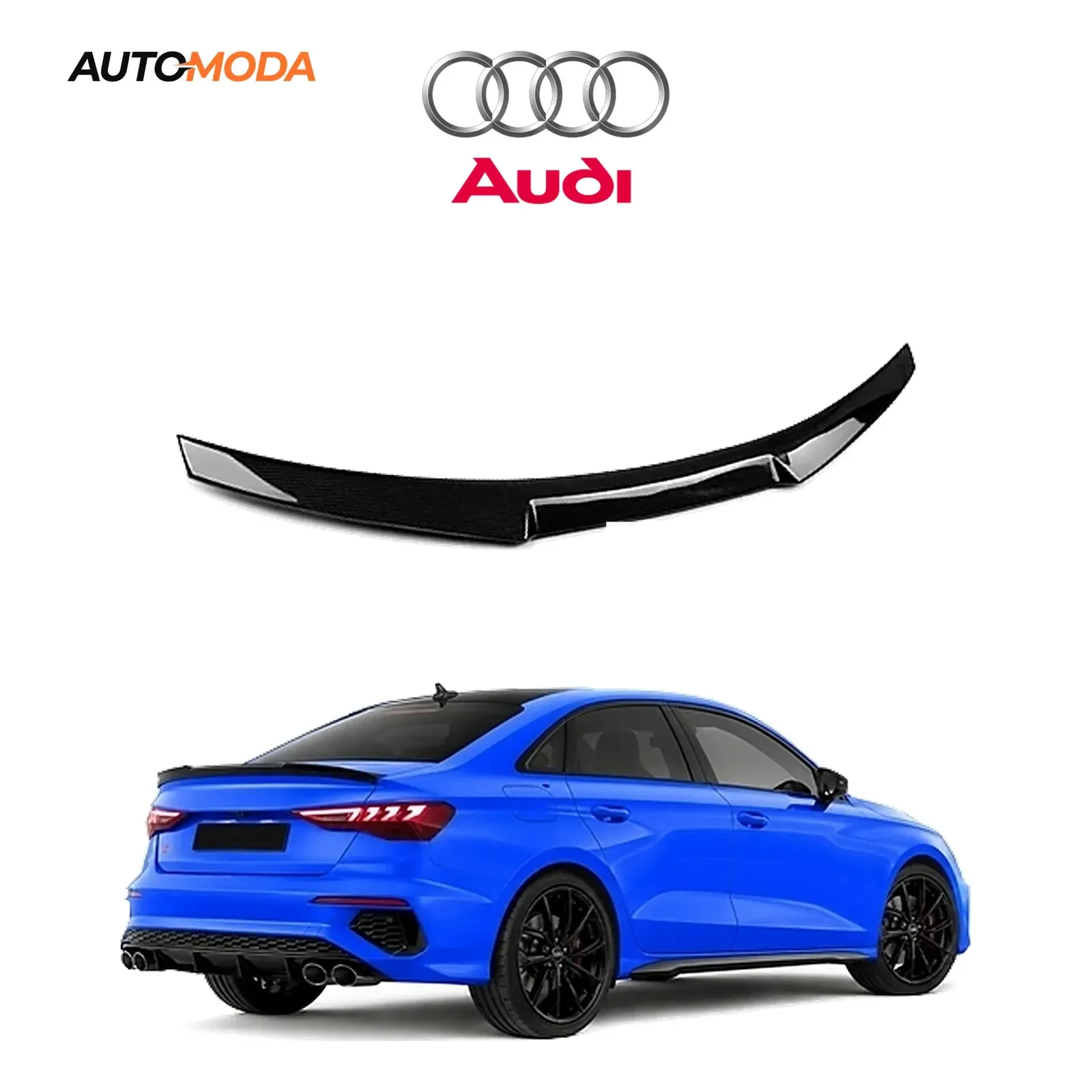 Audi A3 Sedan spojler gepeka S line RS (2020 - 2025)