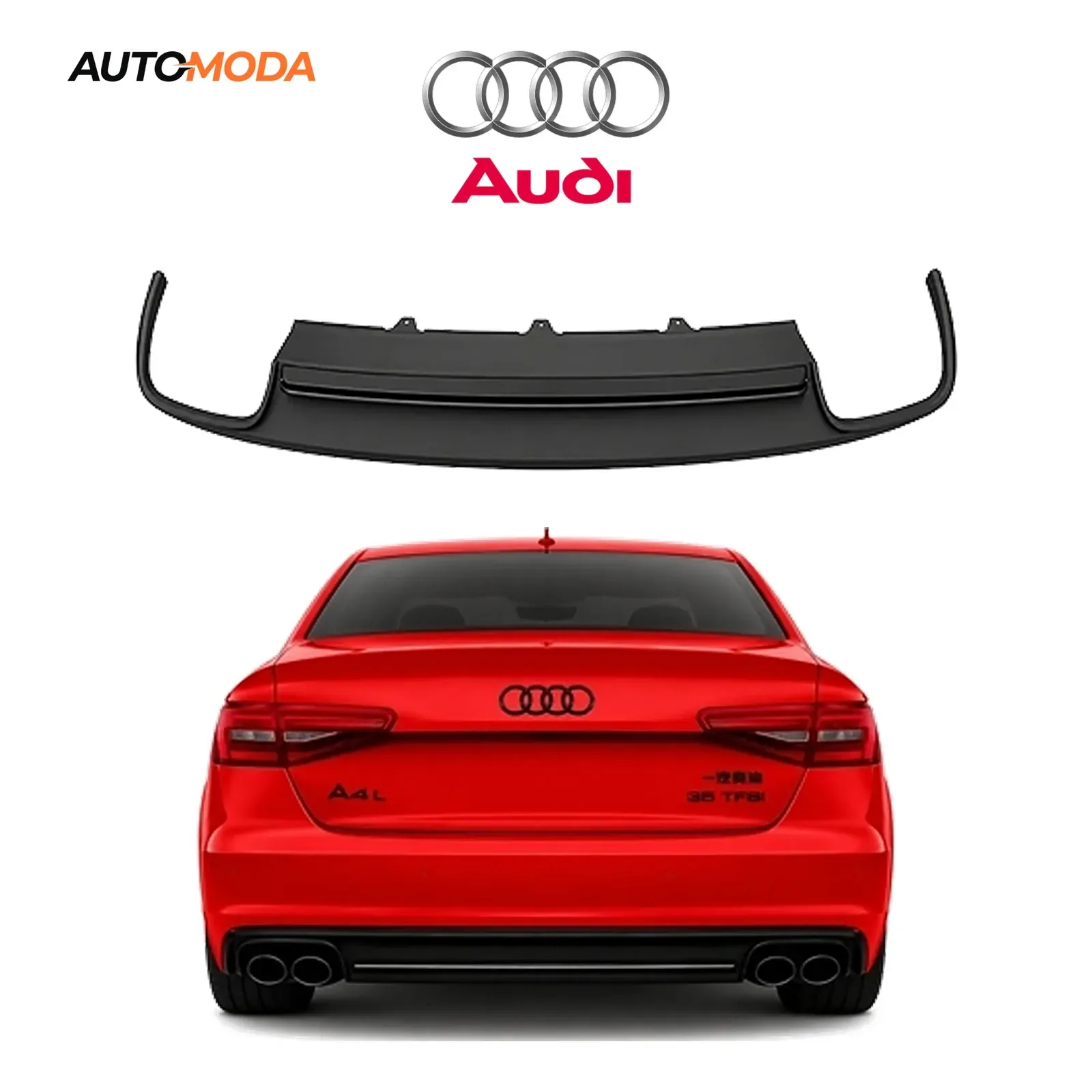 Audi A4 zadnji difuzor S line RS (2012 - 2016)