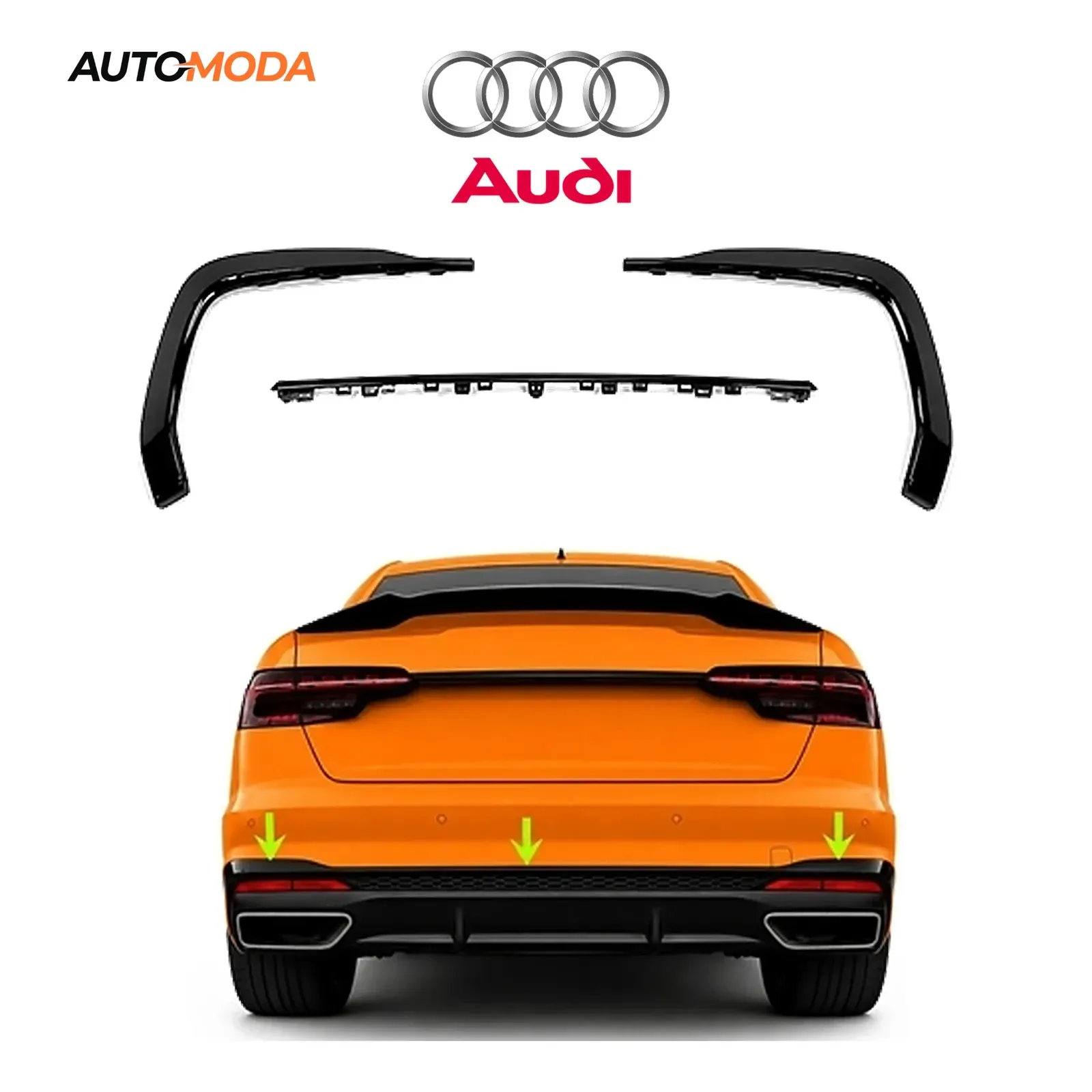 Audi A4 dodaci za difuzor S line RS (2020 - 2025)