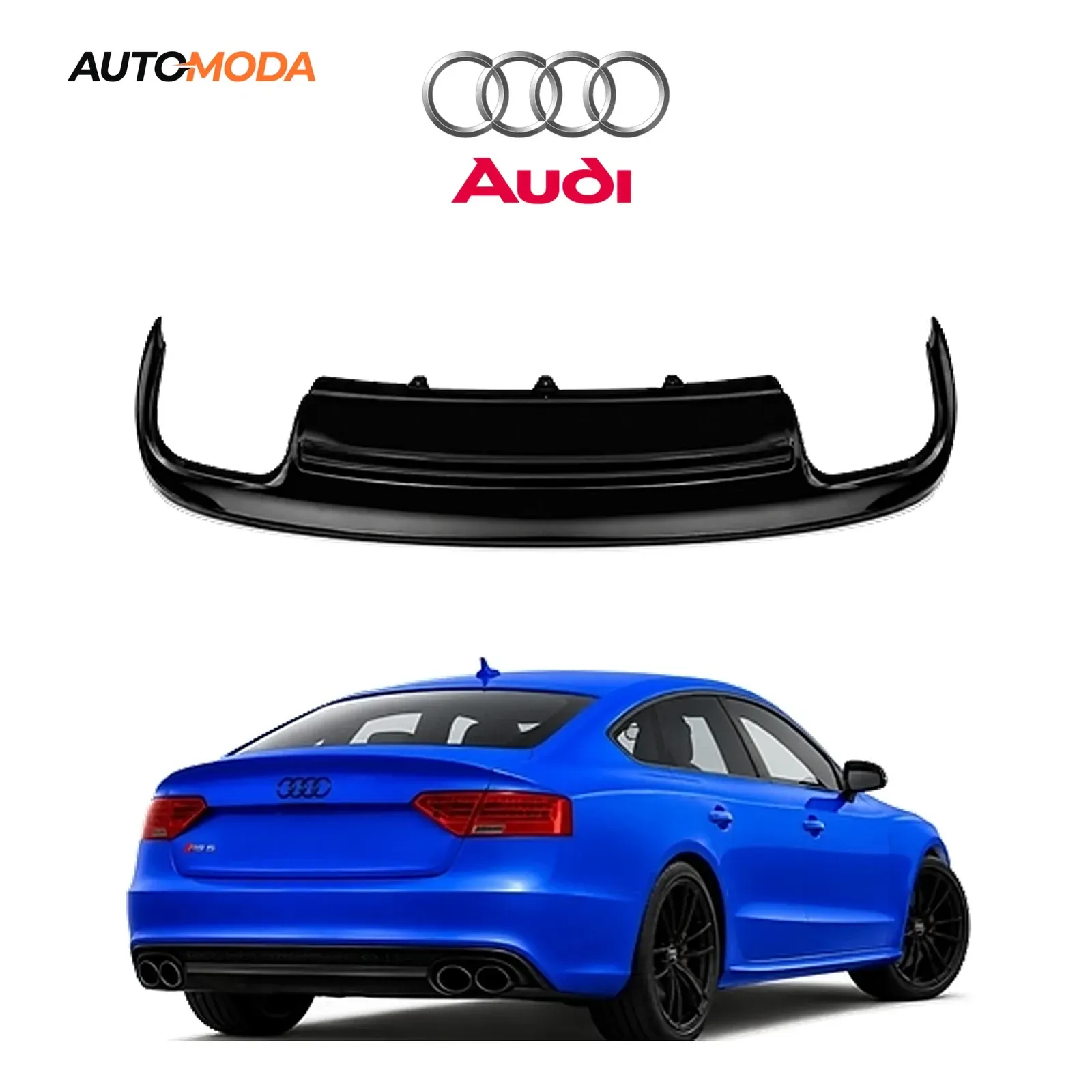 Audi A5 zadnji difuzor S line RS model 2 (2012 - 2016)