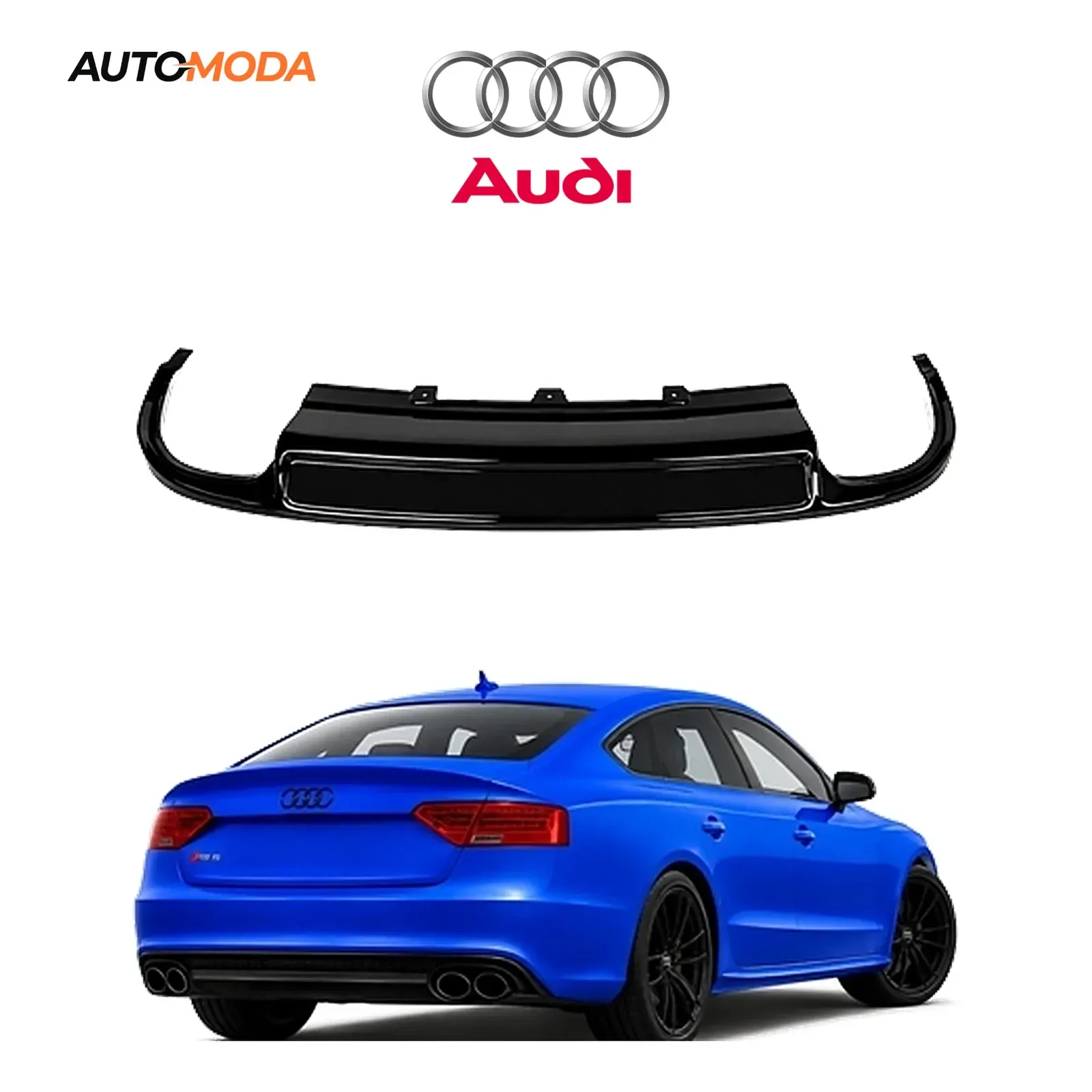 Audi A5 zadnji difuzor S line RS (2012 - 2016)