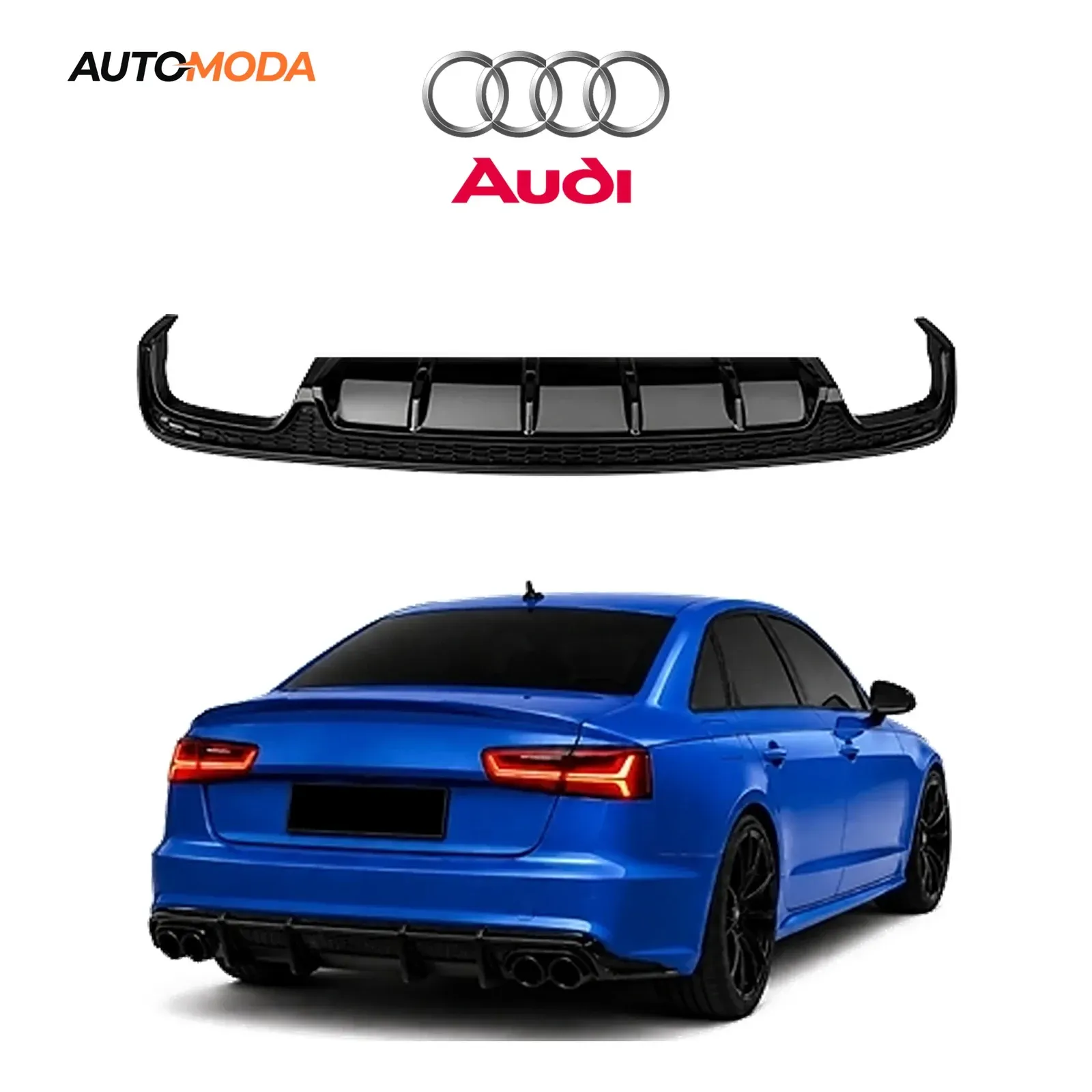 Audi A6 zadnji difuzor S line RS (2015 - 2018)
