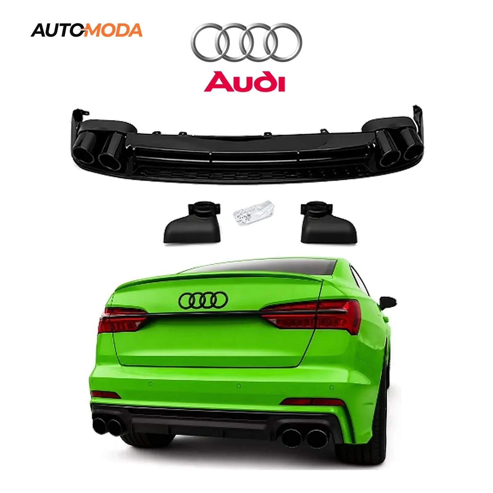 Audi A6 zadnji difuzor S line RS (2018 - 2024)