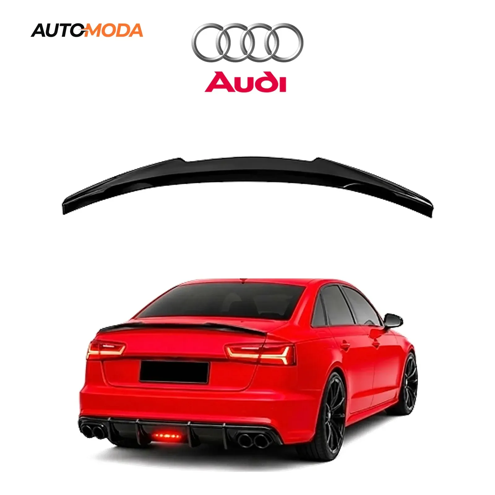 Audi A6 spojler gepeka S line RS (2012 - 2018)
