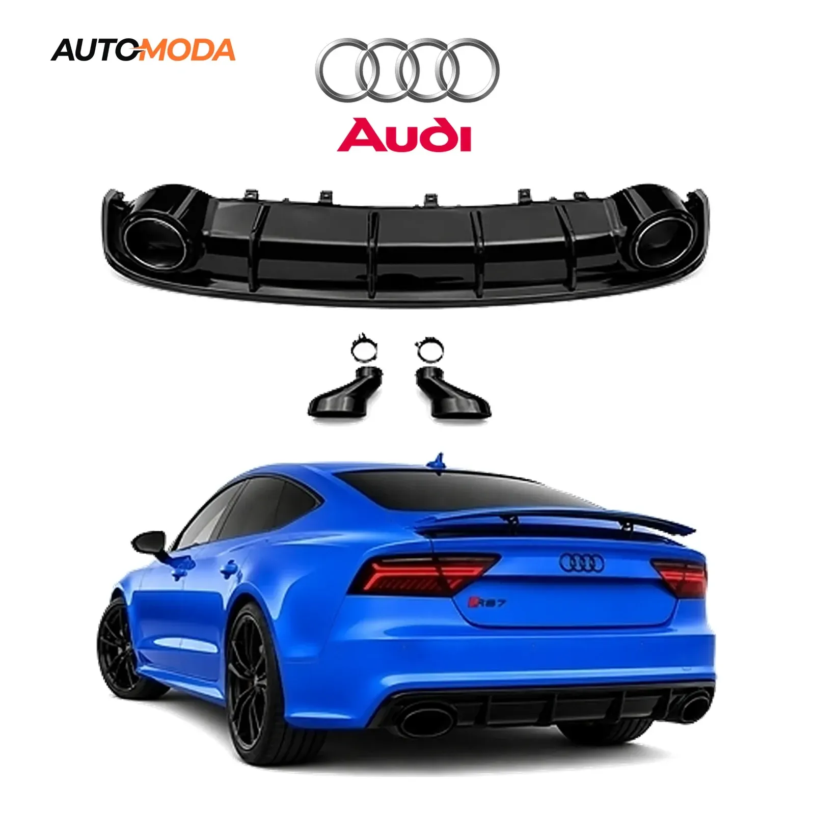 Audi A7 zadnji difuzor S line RS (2015 - 2020)