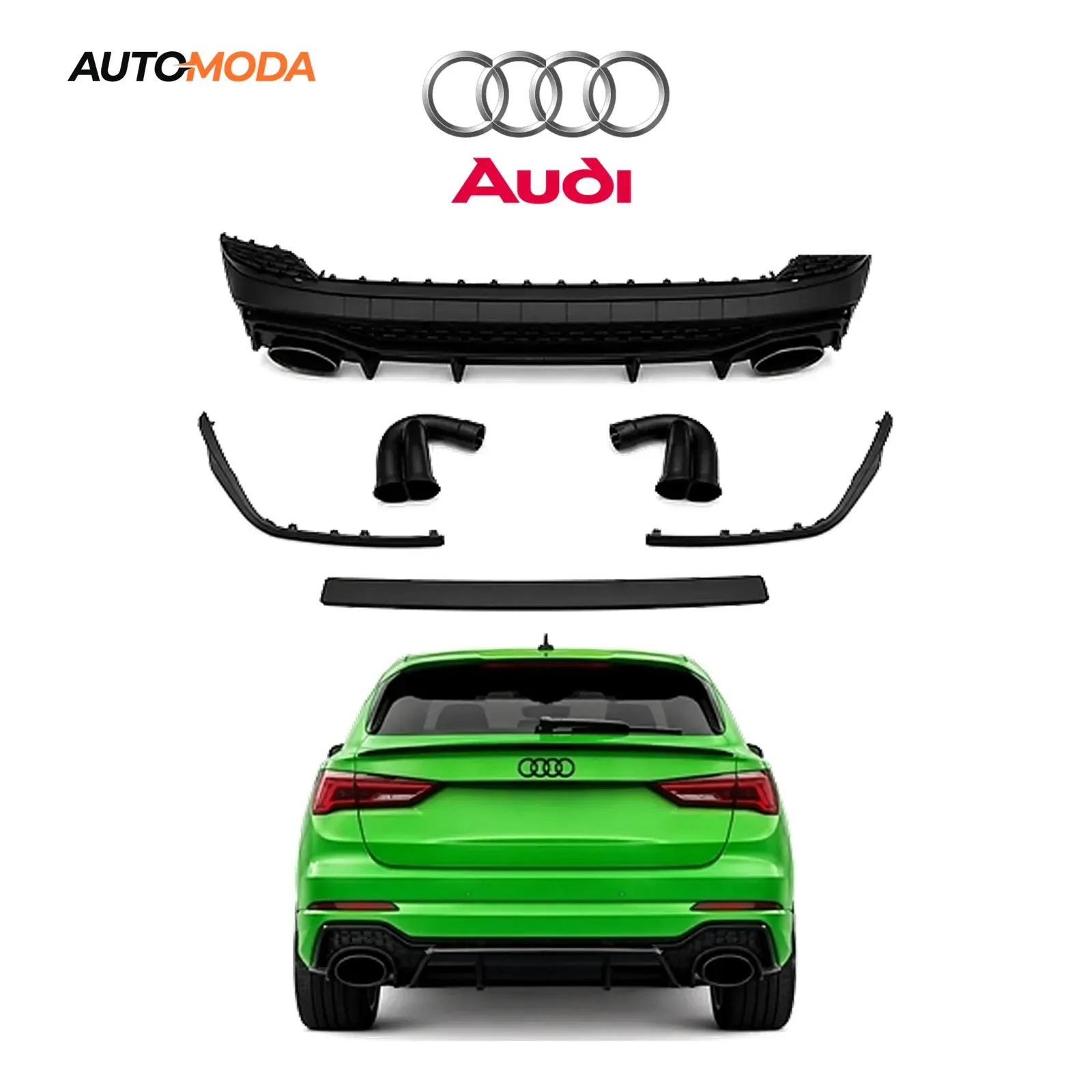 Audi Q3 zadnji difuzor S line RS (2022 - 2025)