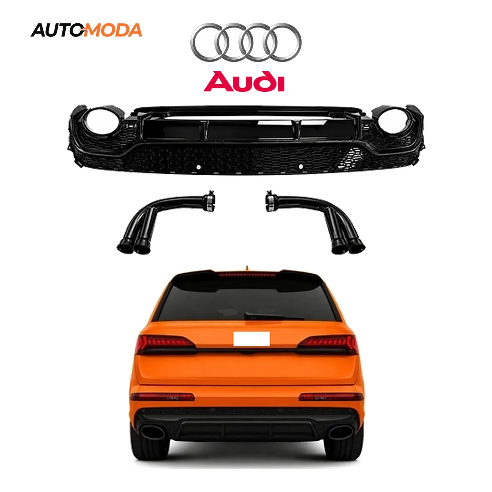 Audi Q7 zadnji difuzor S line RS (2019 - 2024)