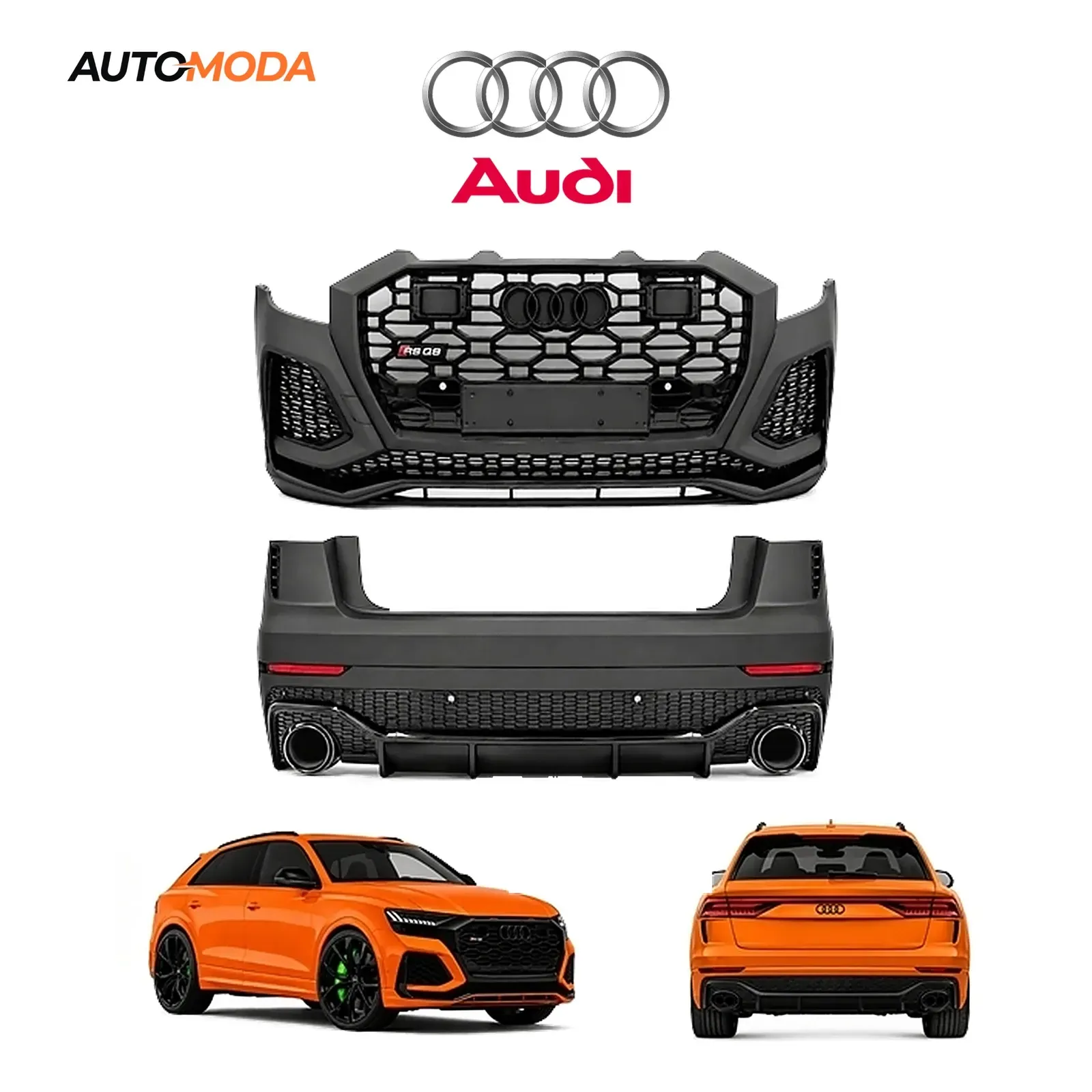 Audi Q8 prednji i zadnji branik S line RS (2019 - 2024)