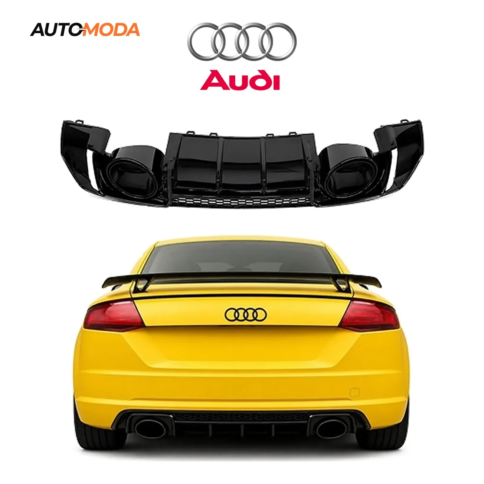 Audi TT zadnji difuzor S line RS (2015 - 2020)
