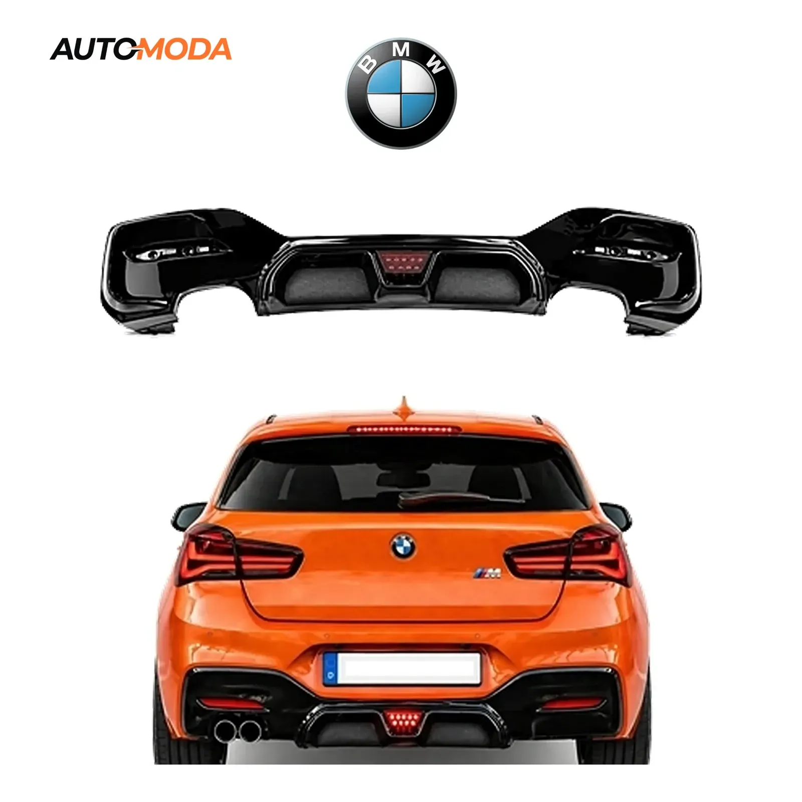 BMW 1 F20 zadnji difuzor LED M (2015 - 2019)