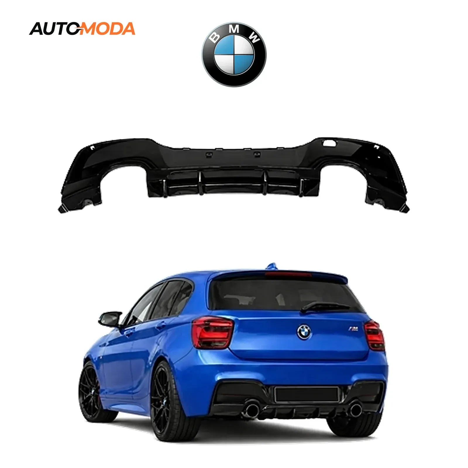 BMW 1 F20 zadnji difuzor M (2011 - 2015)