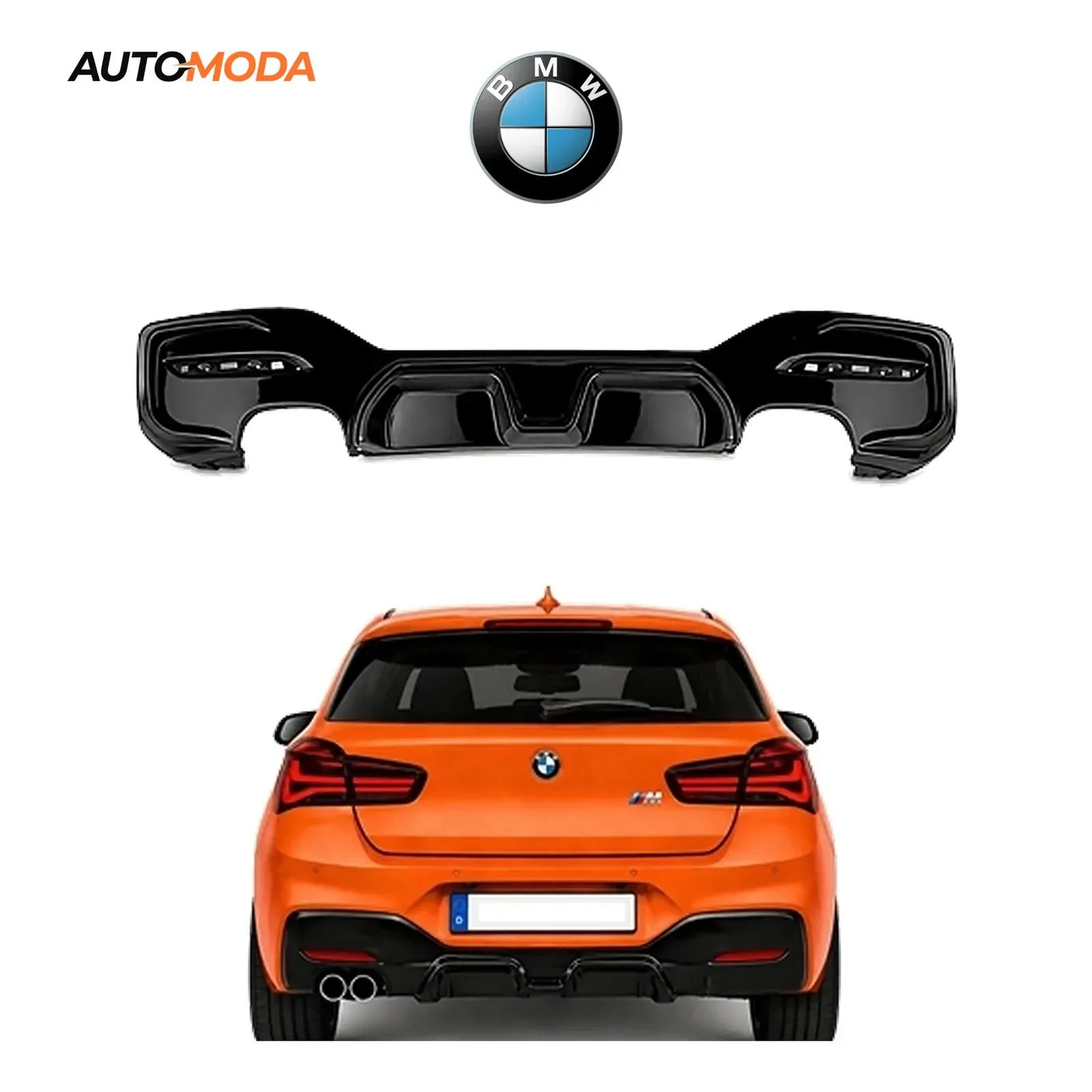 BMW 1 F20 zadnji difuzor M (2015 - 2019)