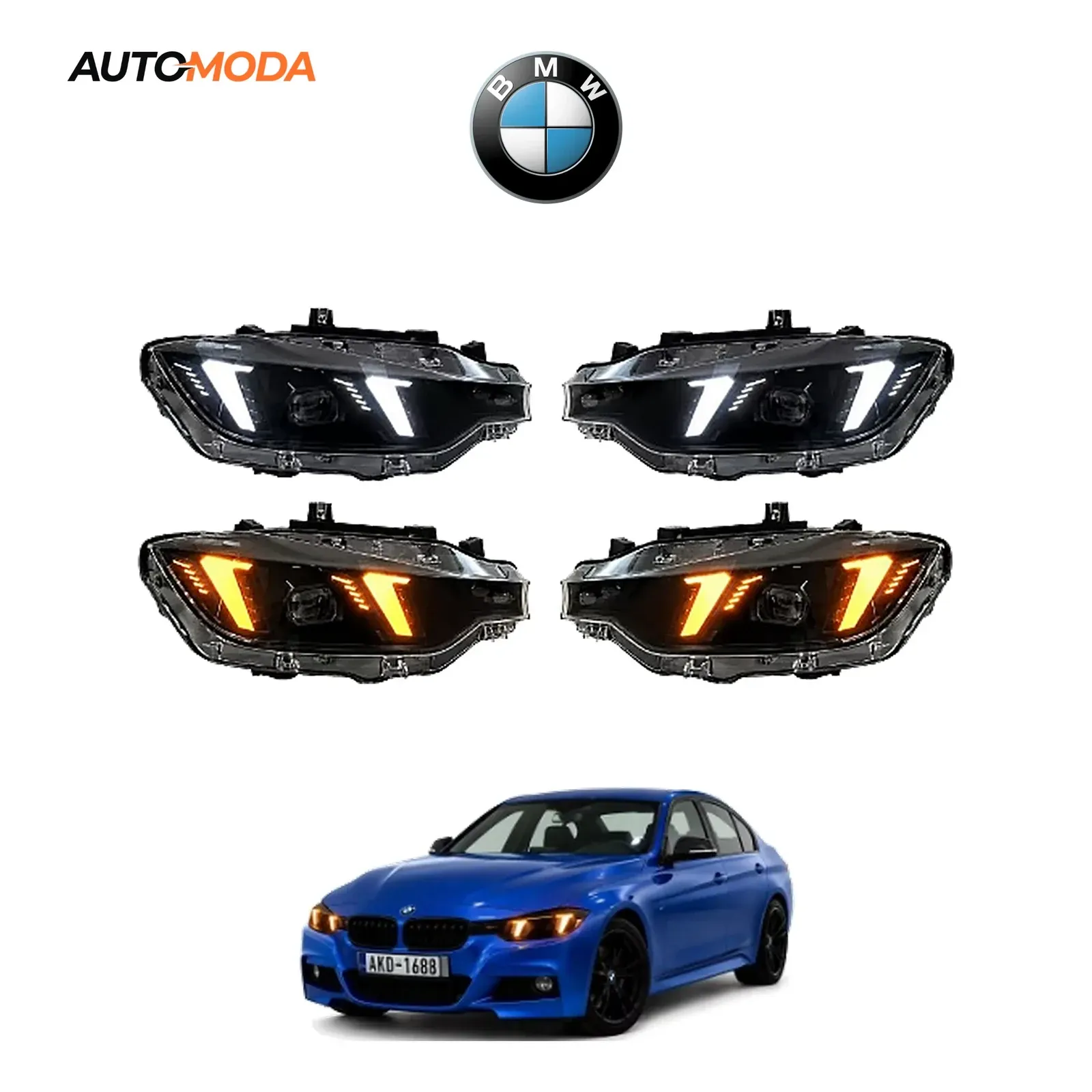 BMW 3 F30 LED farovi model 3 (2011 - 2015)