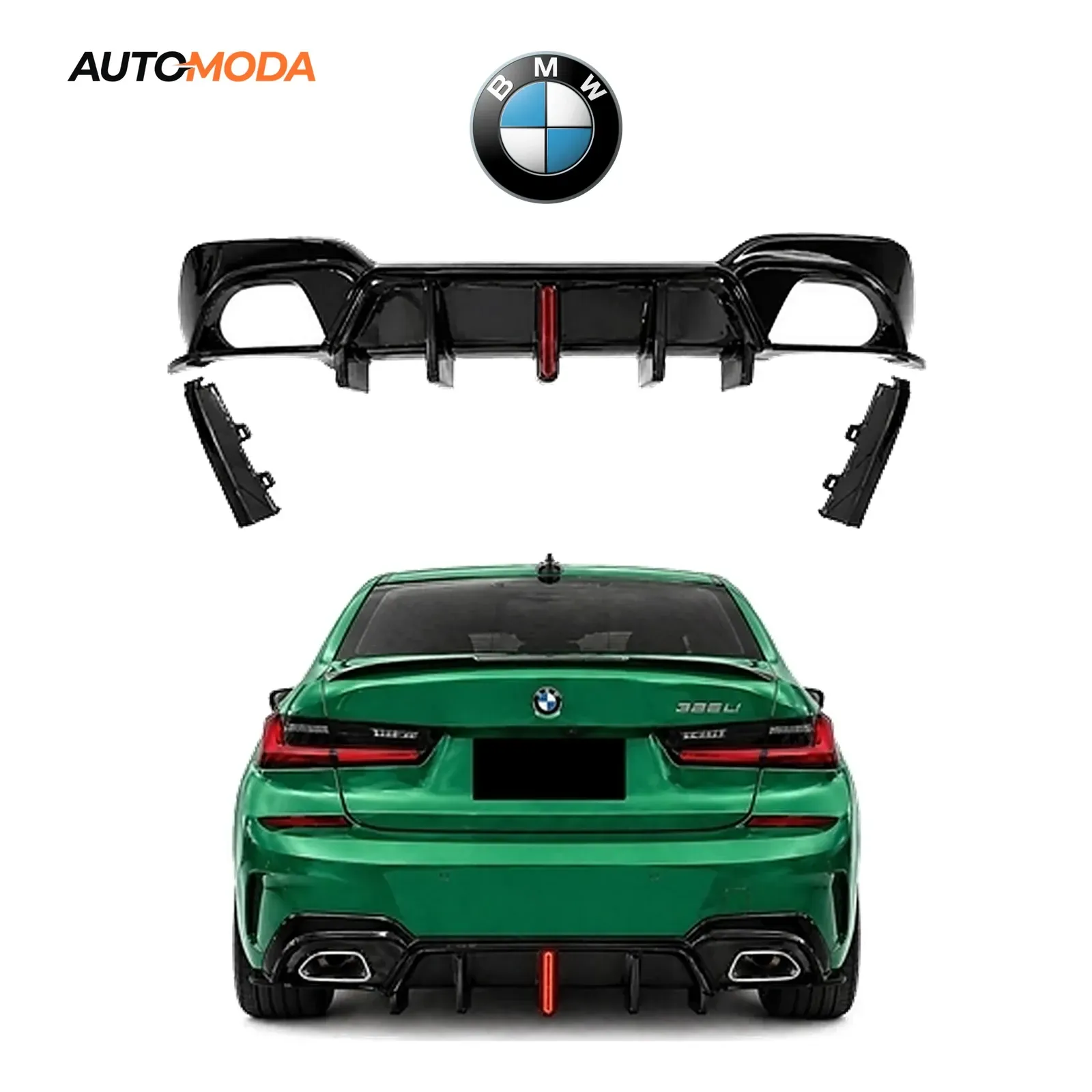 BMW 3 G20 zadnji difuzor LED M (2019 - 2022)