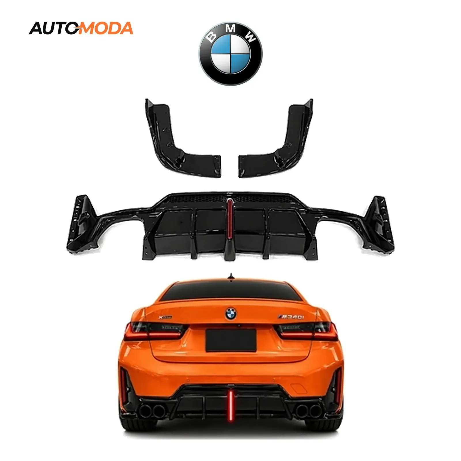 BMW 3 G20 zadnji difuzor LED M (2022 - 2025)