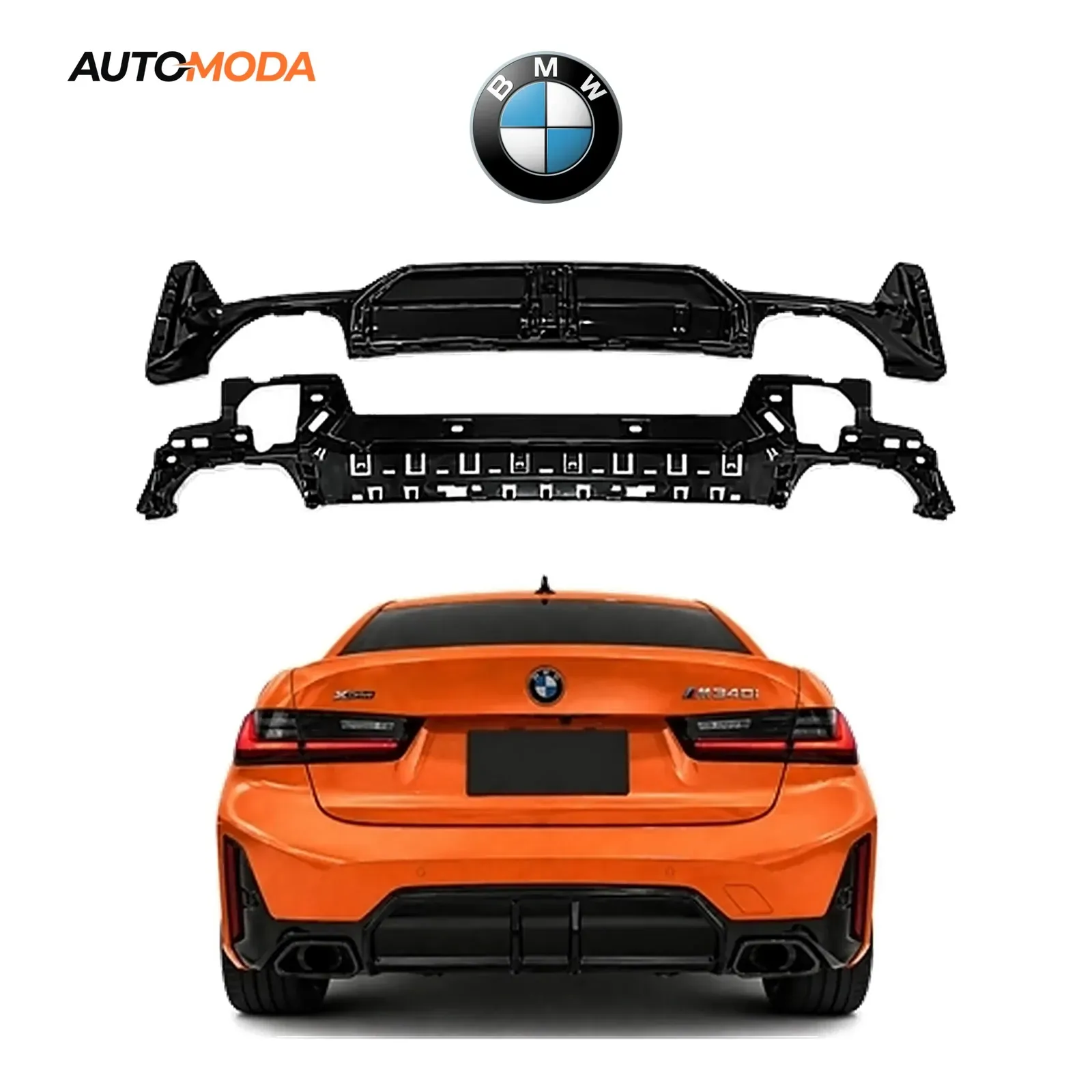 BMW 3 G20 zadnji difuzor M (2022 - 2025)