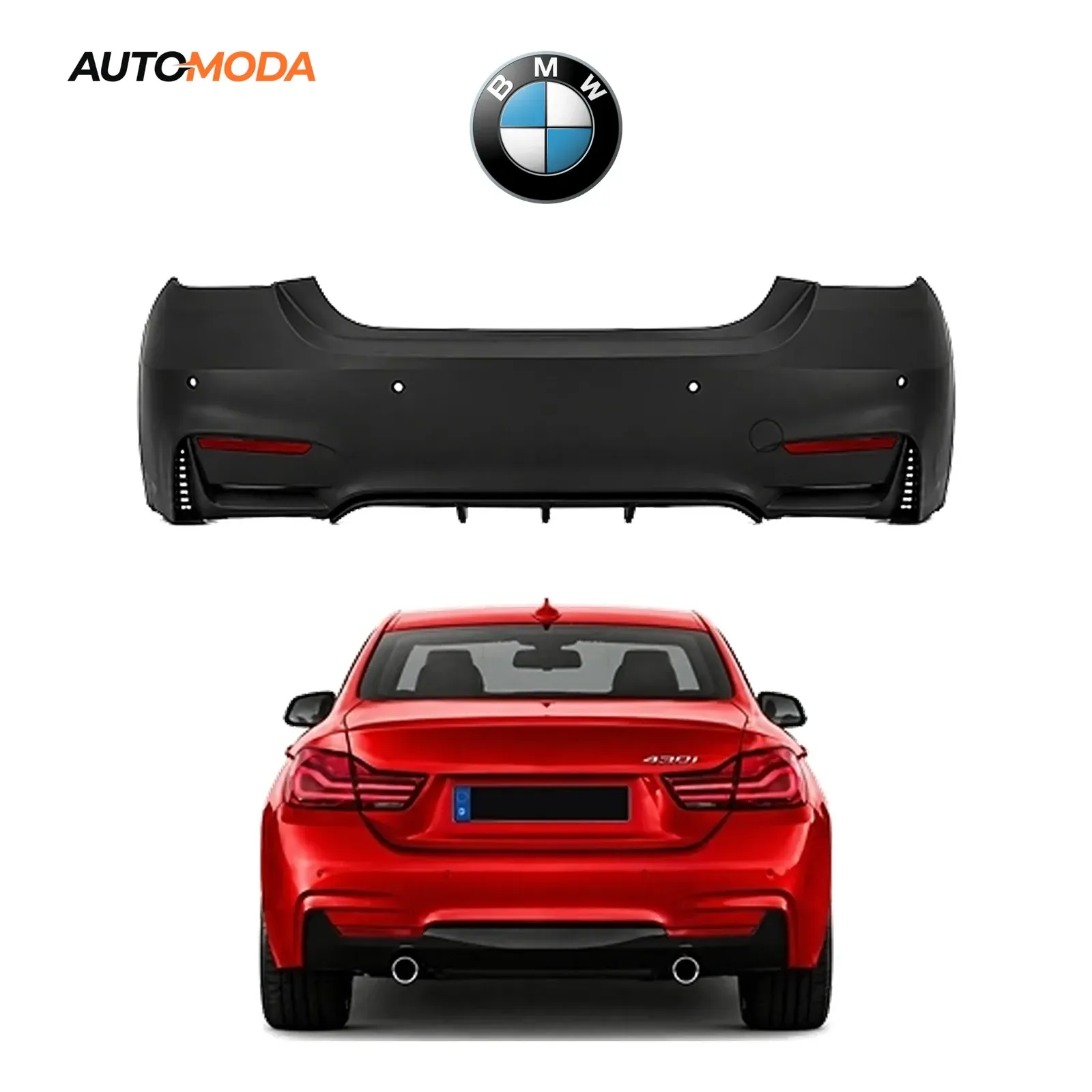 BMW 4 F32,F33,F36 zadnji branik M (2014 - 2020)