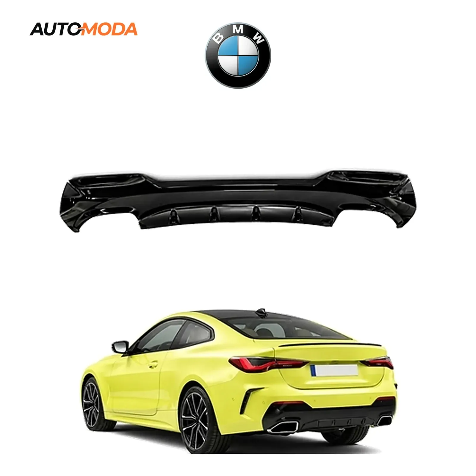 BMW 4 G22,G23,G26 zadnji difuzor M (2020 - 2024)