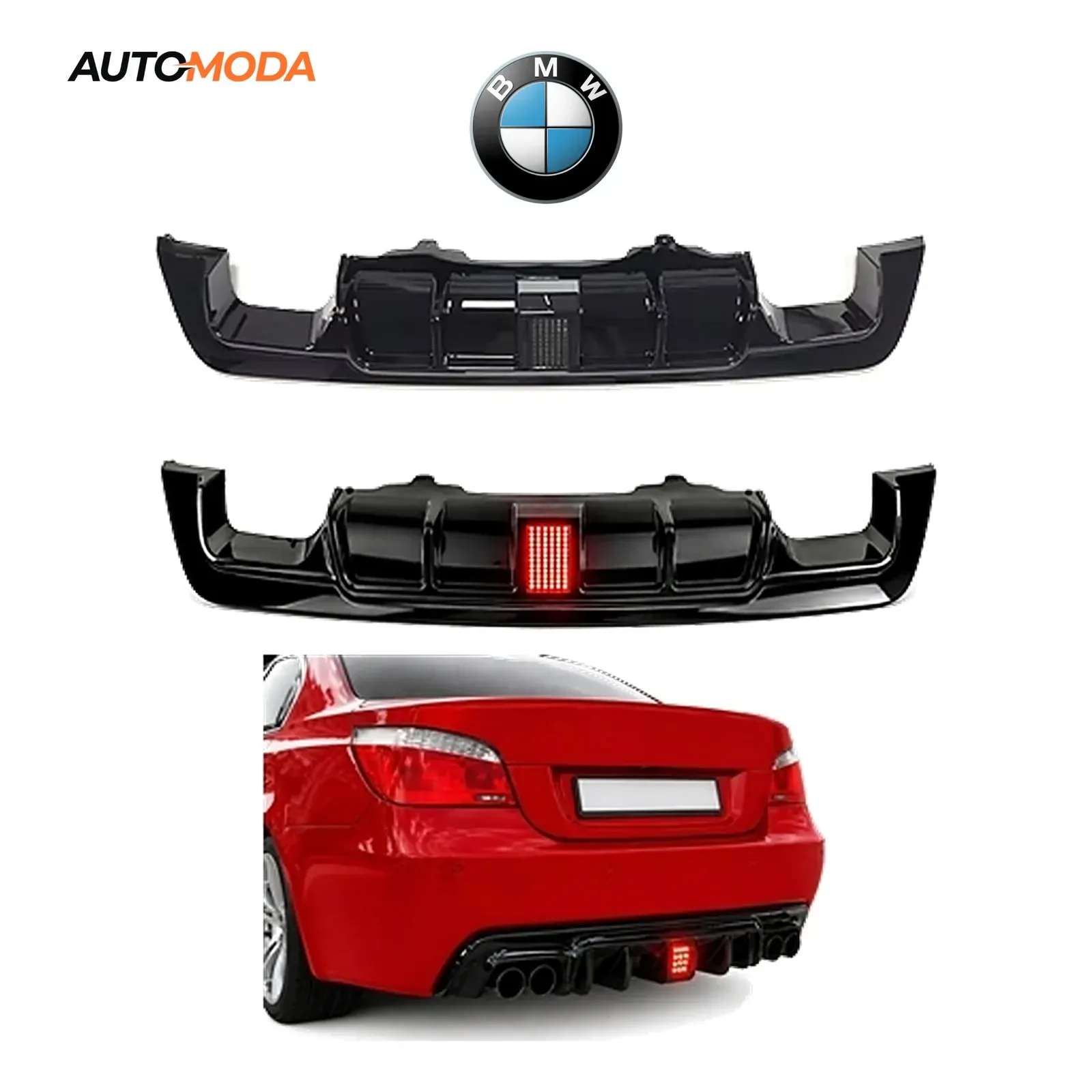 BMW 5 E60 zadnji difuzor LED M (2003 - 2010)