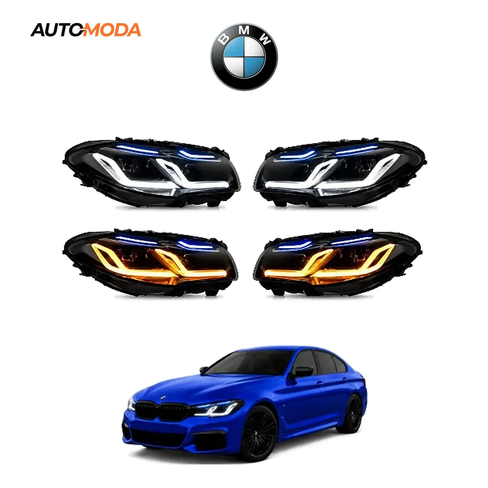BMW 5 F10 LED farovi model 2 (2010 - 2013)