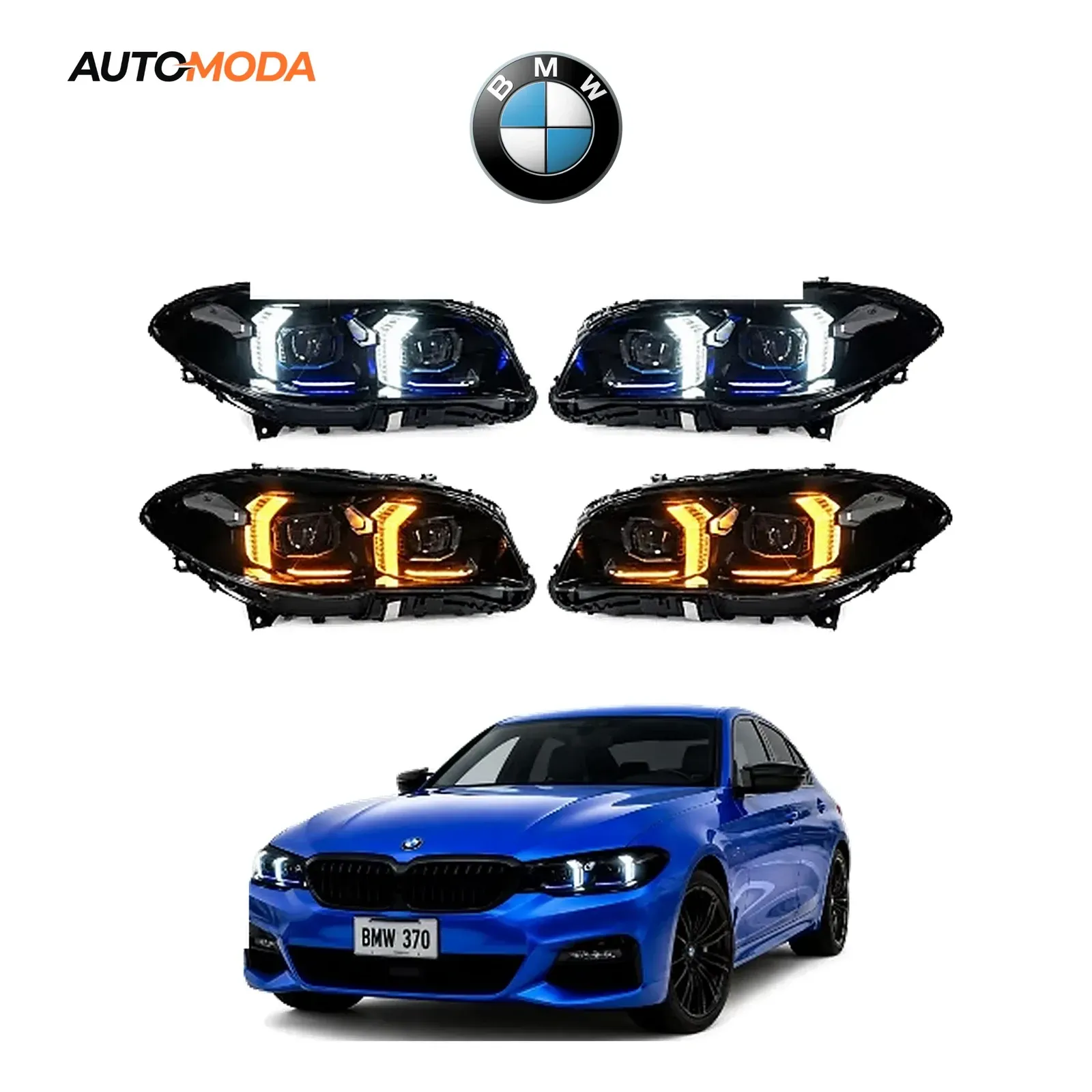 BMW 5 F10 LED farovi model 4 (2010 - 2013)
