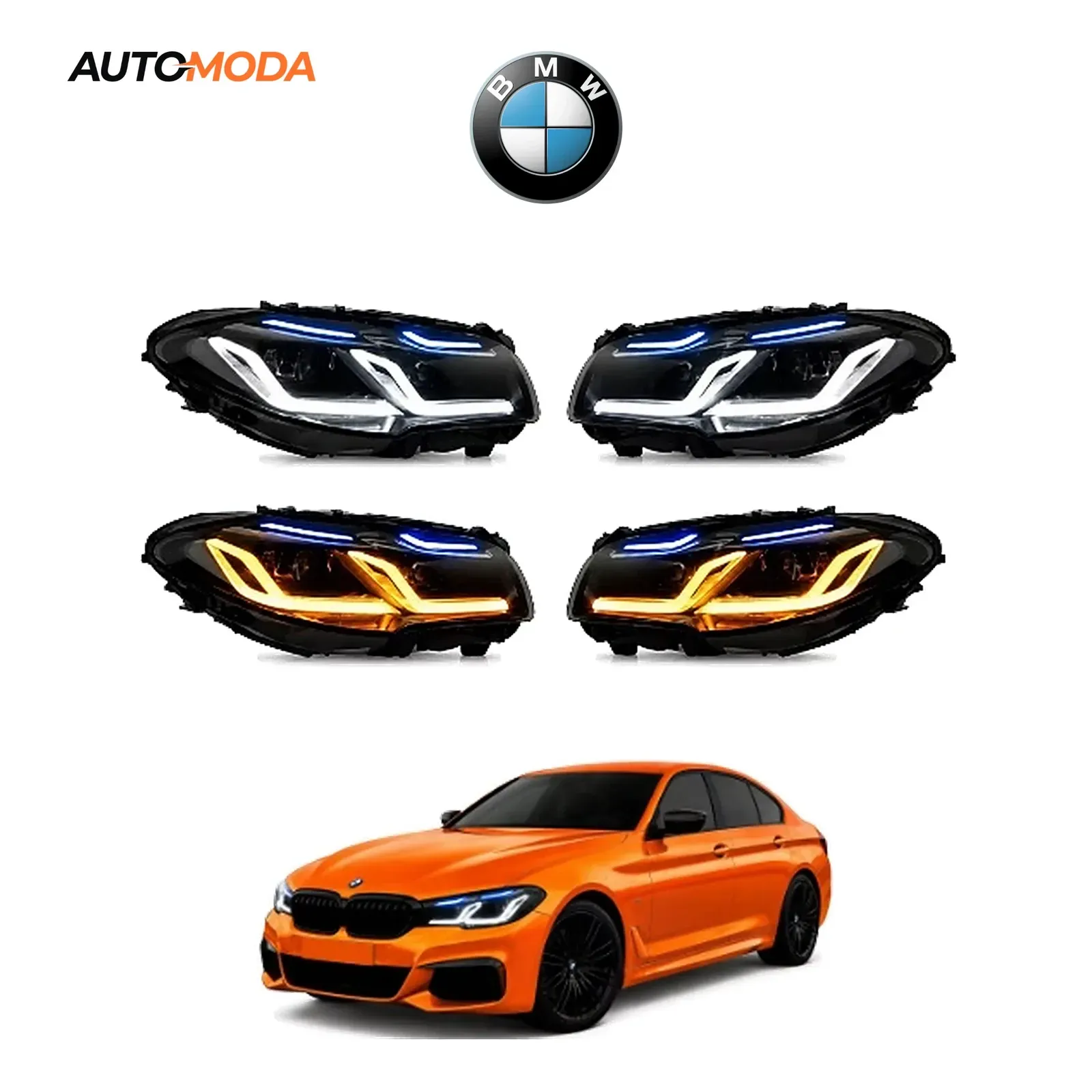 BMW 5 F10 LED farovi model 2 (2013 - 2017)