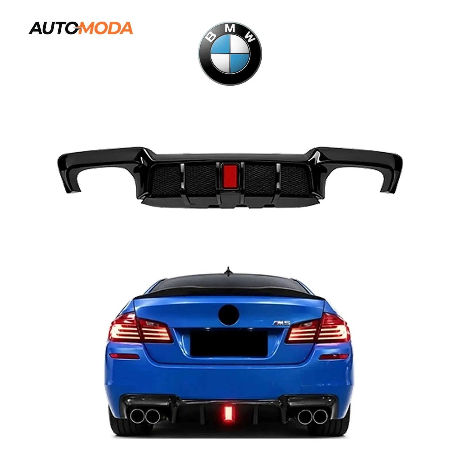 BMW 5 F10 zadnji difuzor LED M (2010 - 2017)