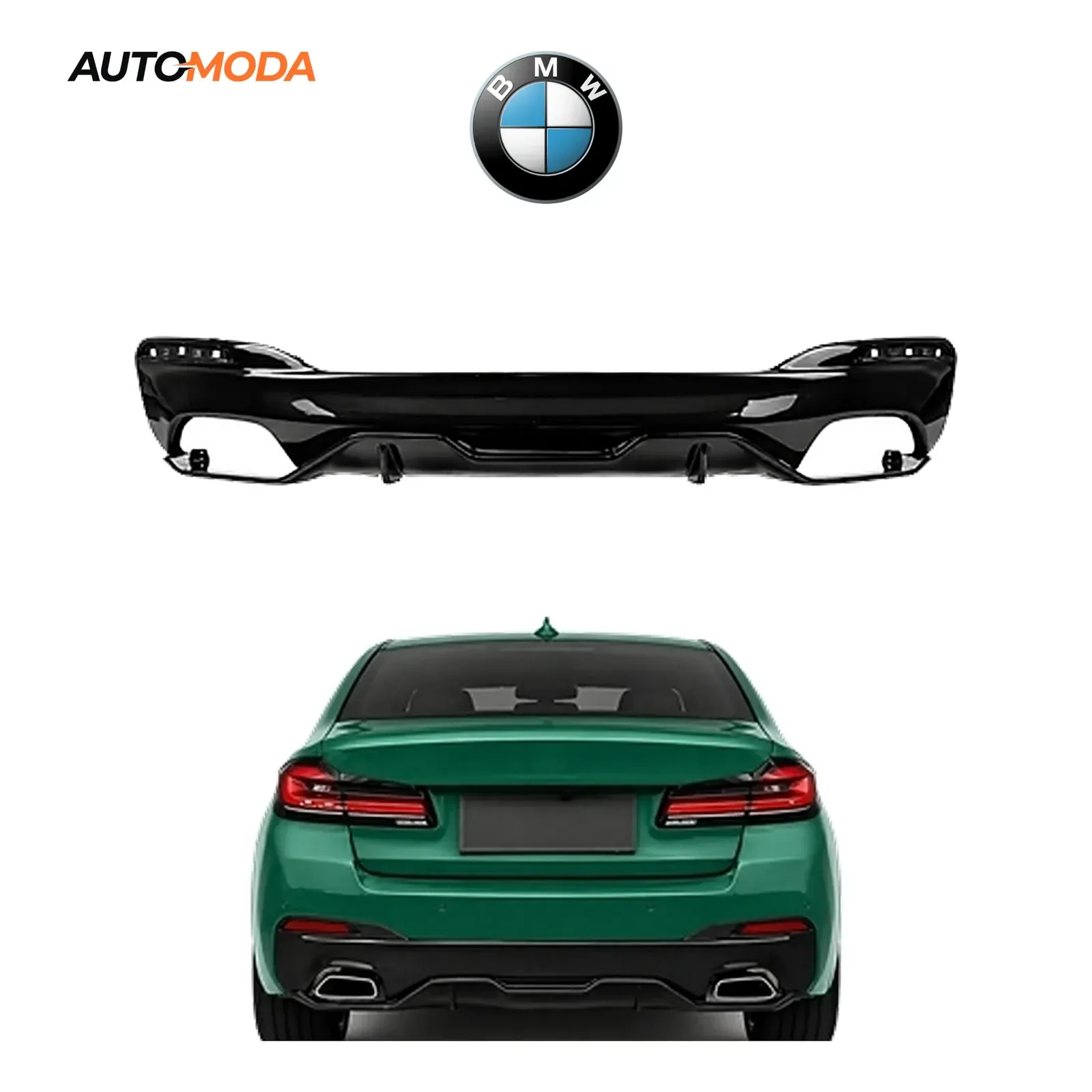 BMW 5 G30 zadnji difuzor M (2017 - 2022)