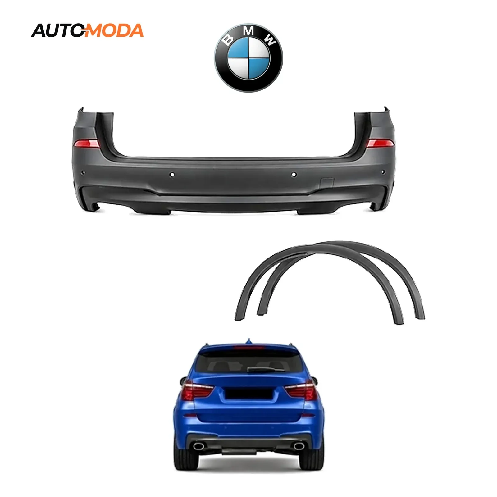 BMW X3 F25 zadnji branik M (2011 - 2014)