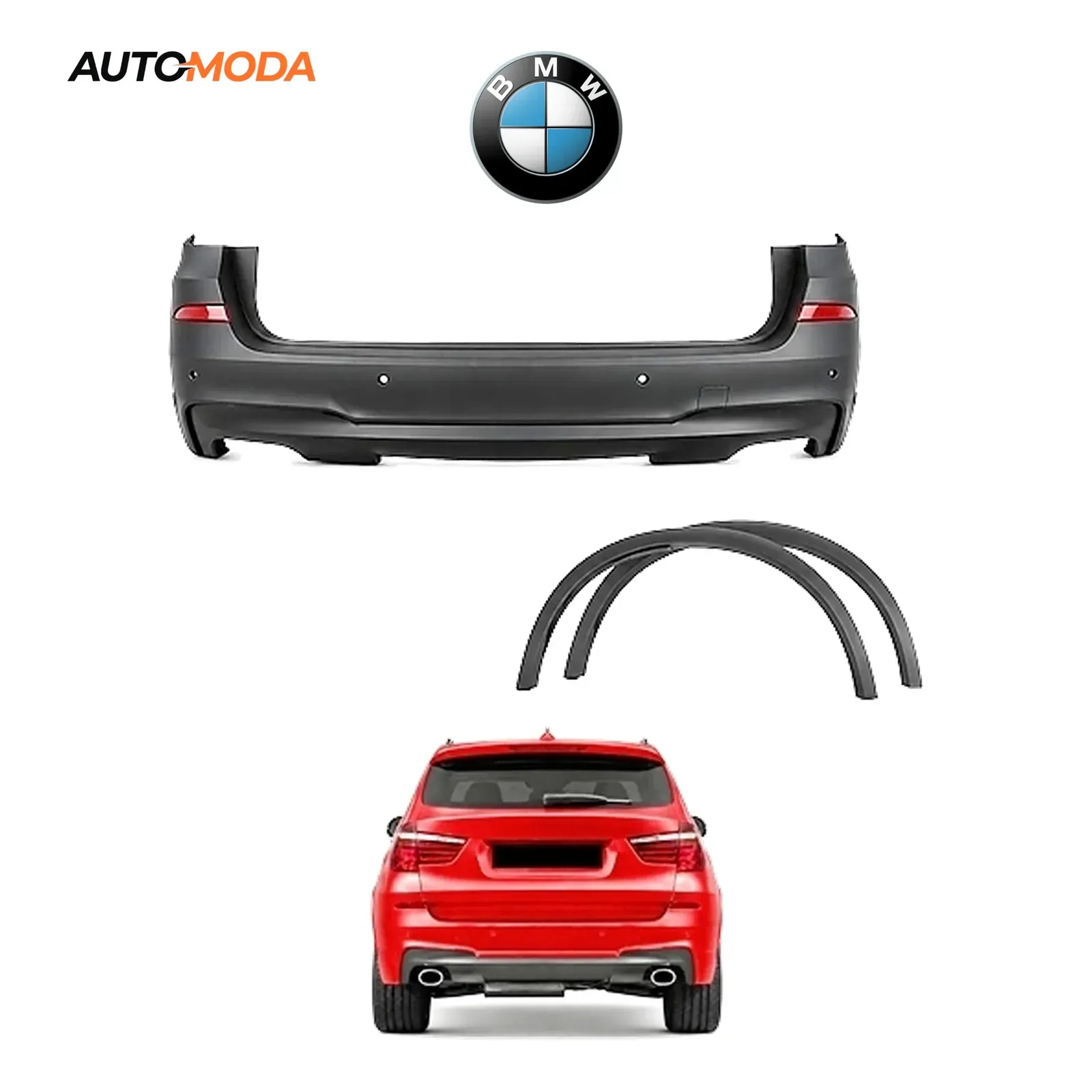 BMW X3 F25 zadnji branik M (2014 - 2018)