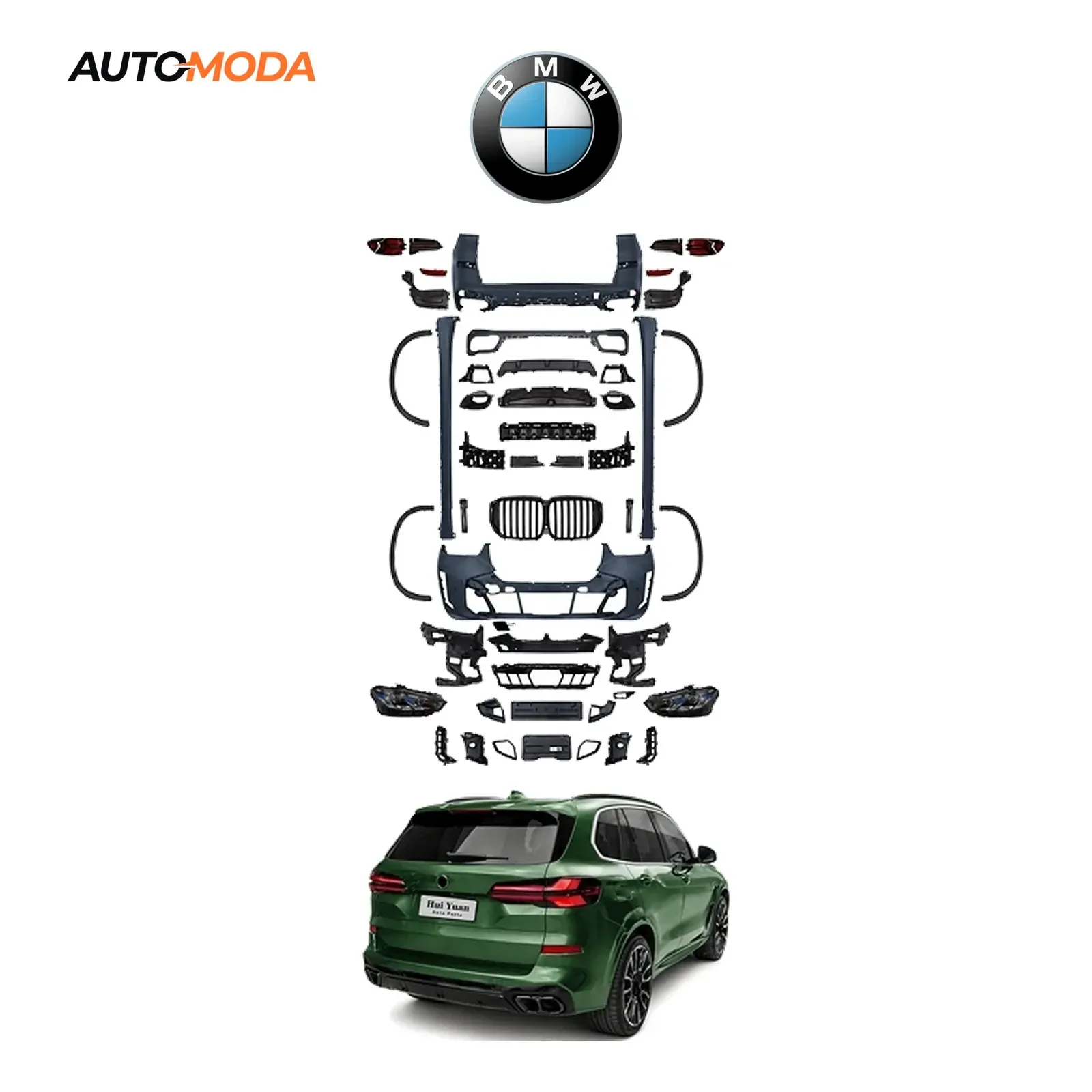 BMW X5 G05 body kit M (konverzija 2018 - 2023 u 2023 - 2026)