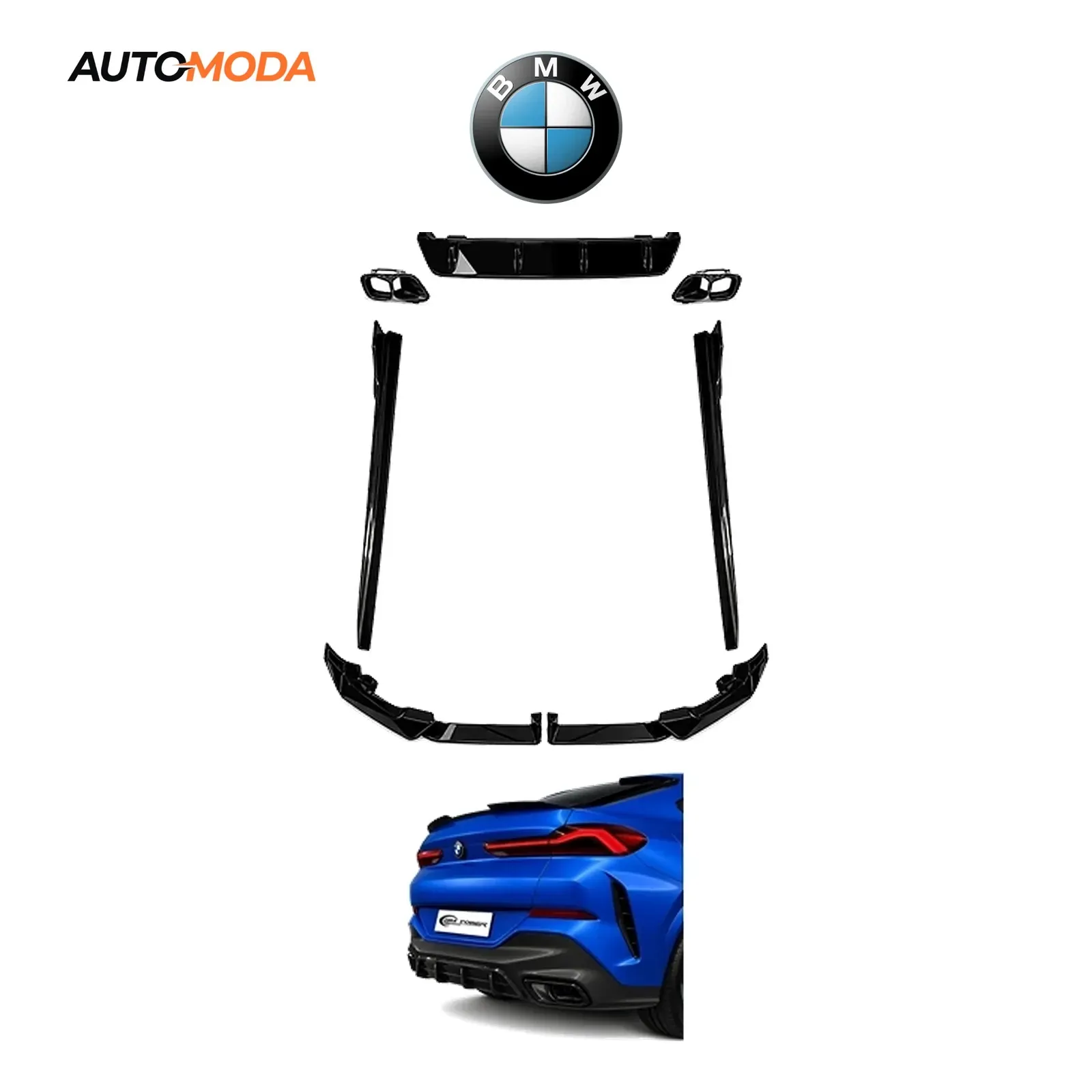 BMW X6 G06 aero kit M (2023 - 2026)