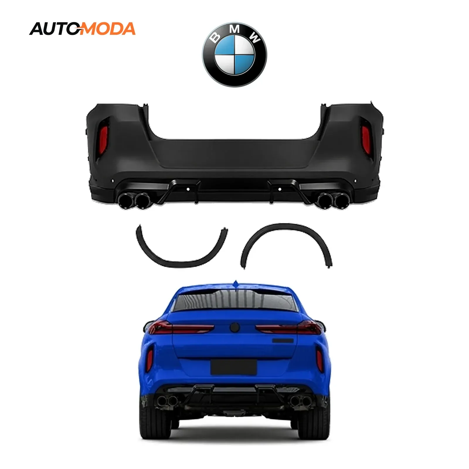 BMW X6 G06 zadnji branik M (2023 - 2026)