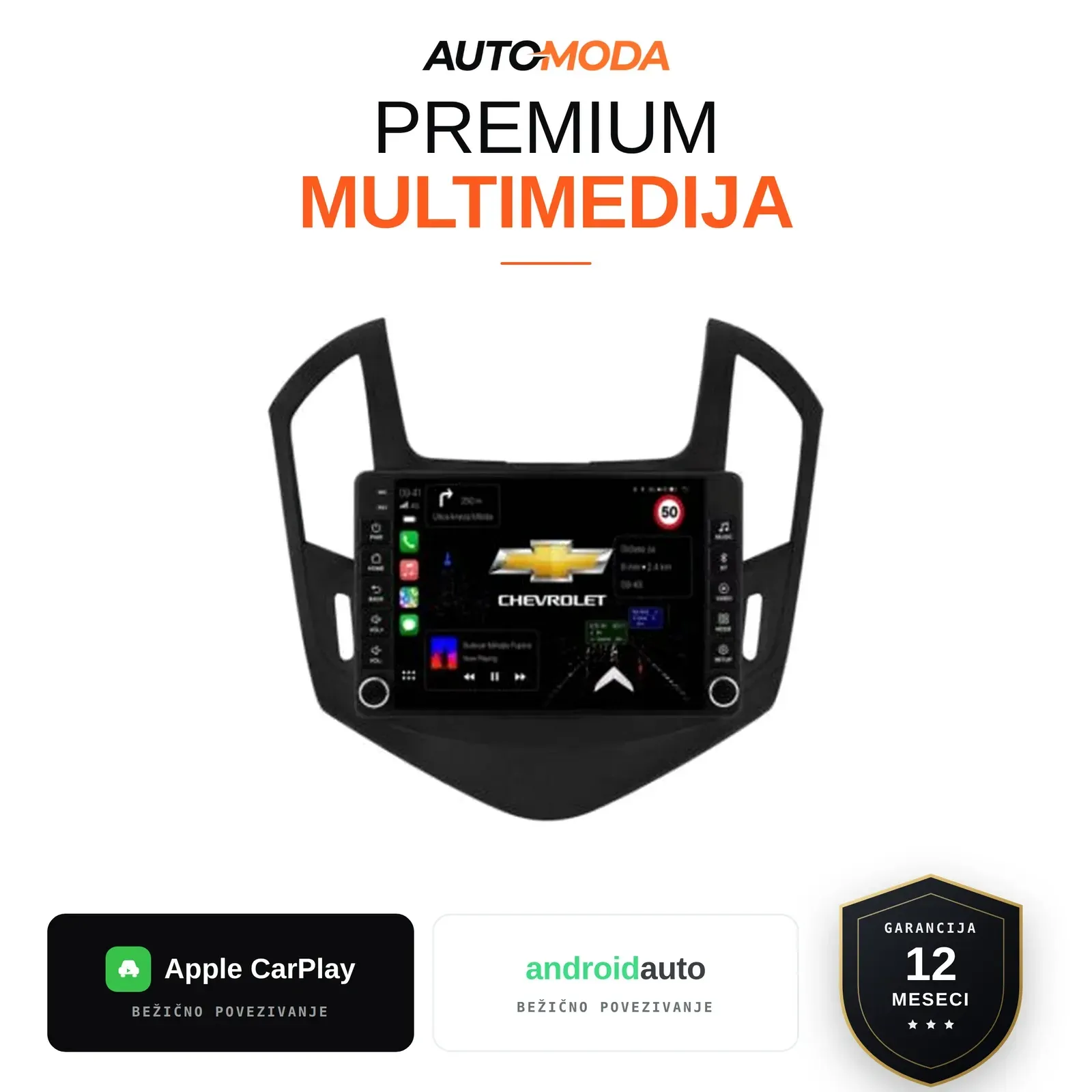 Chevrolet Cruze Novi Tip multimedija 10"