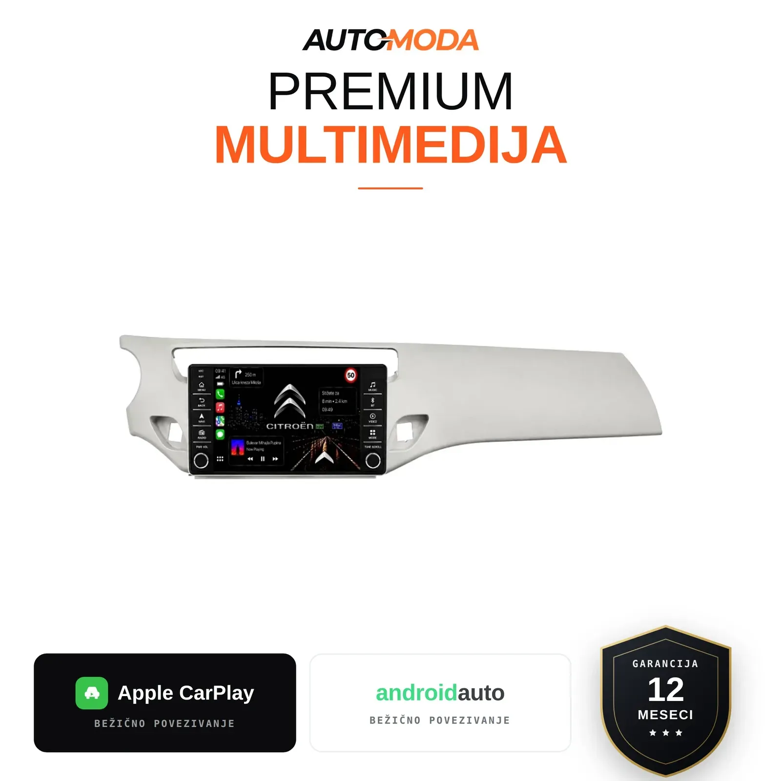 Citroen C3 multimedija 10"