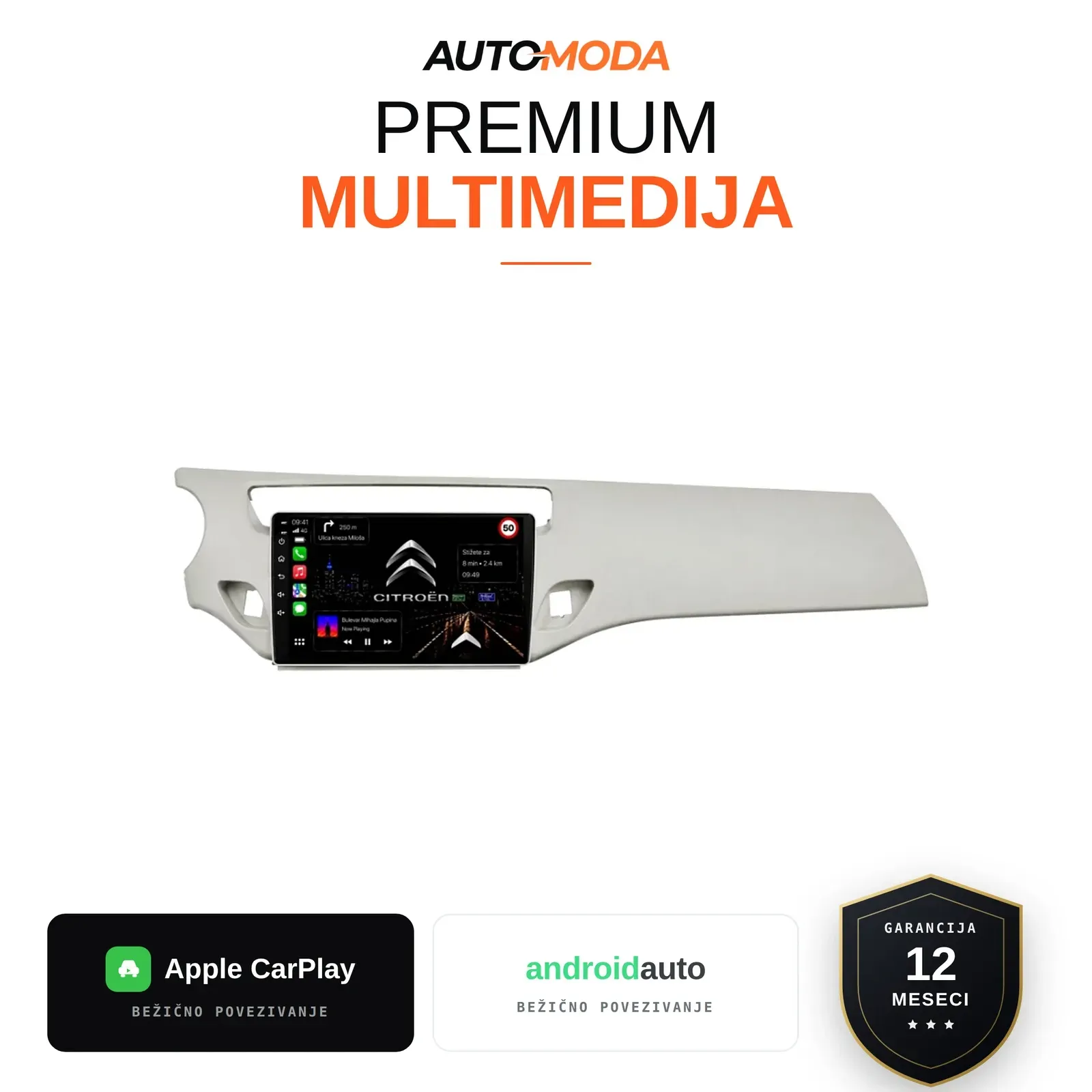 Citroen C3 multimedija 10"