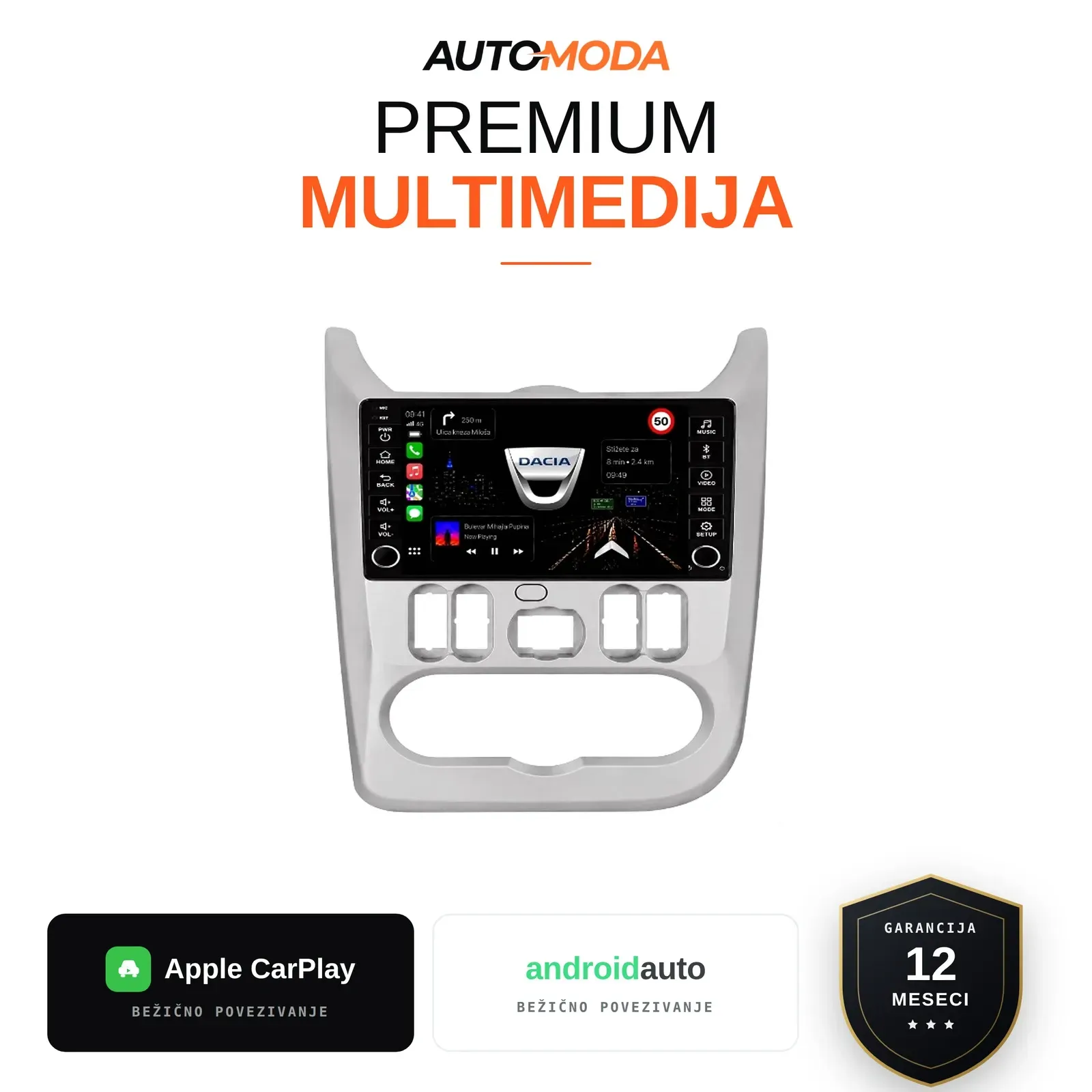 Dacia multimedija 10"
