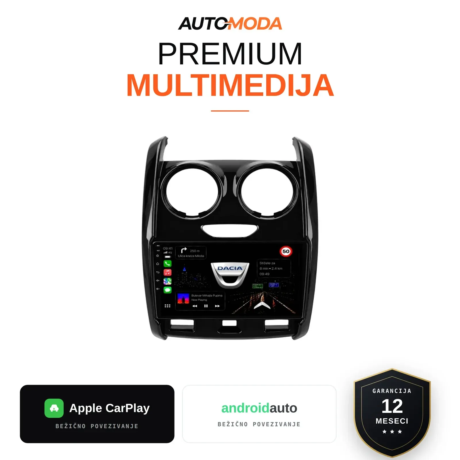 Dacia multimedija 10"