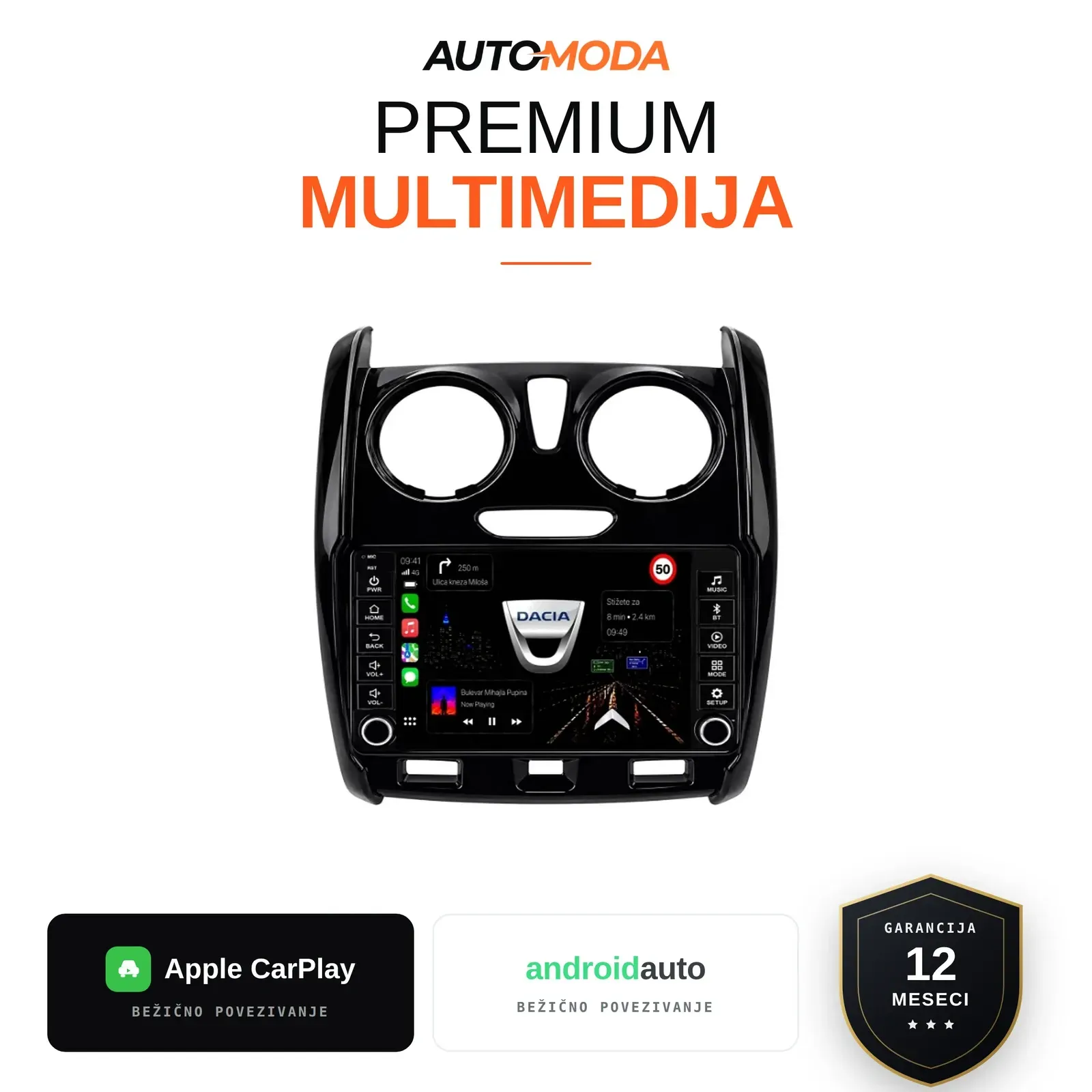 Dacia multimedija 10"