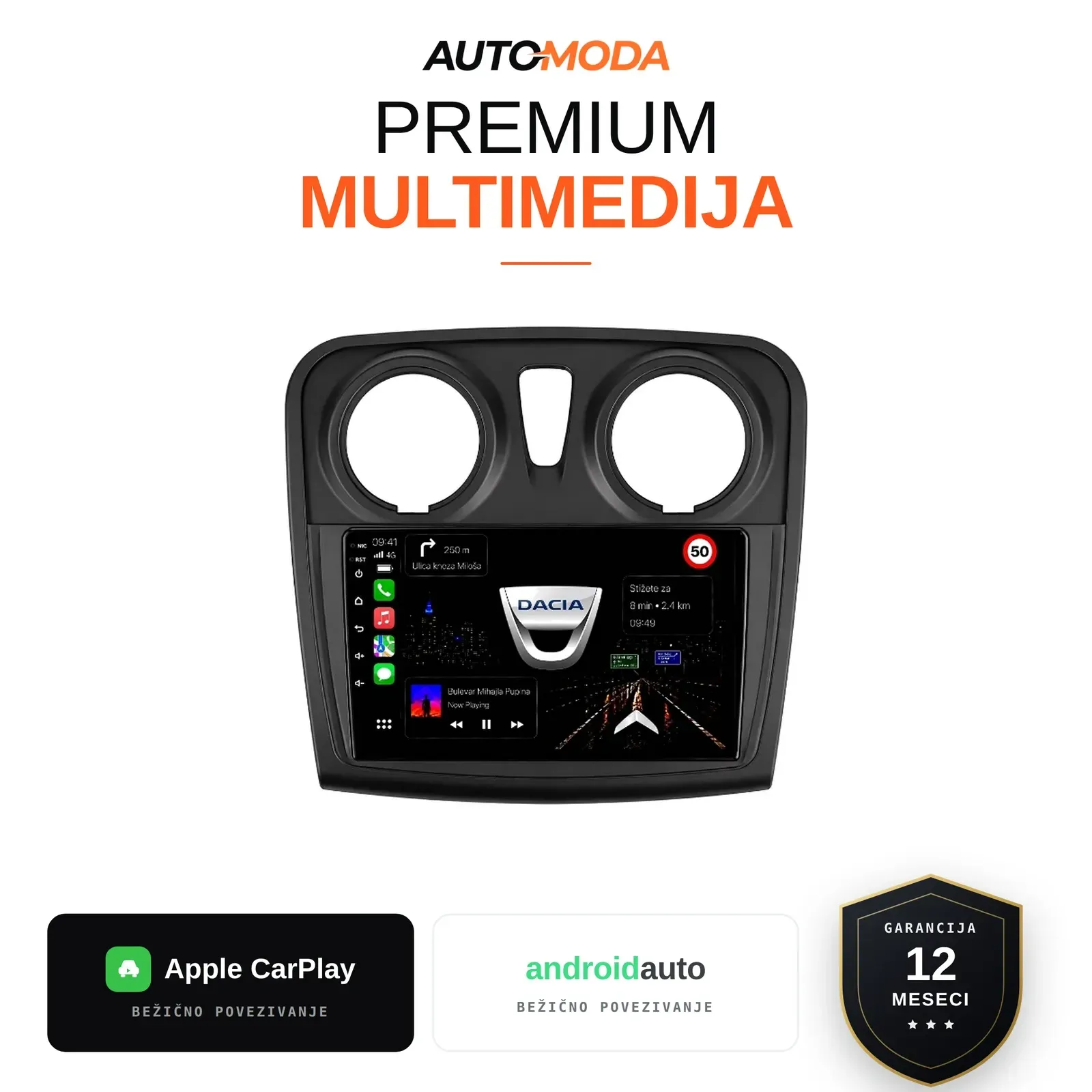 Dacia multimedija 10"