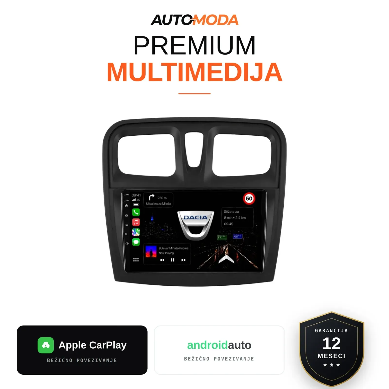 Dacia multimedija 10"