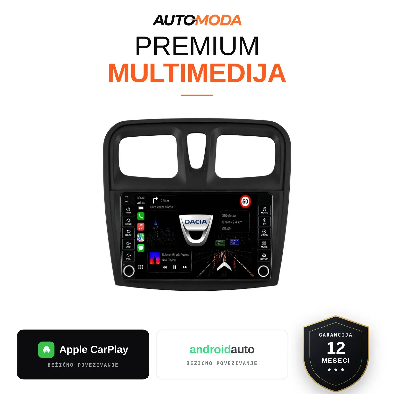 Dacia multimedija 10"