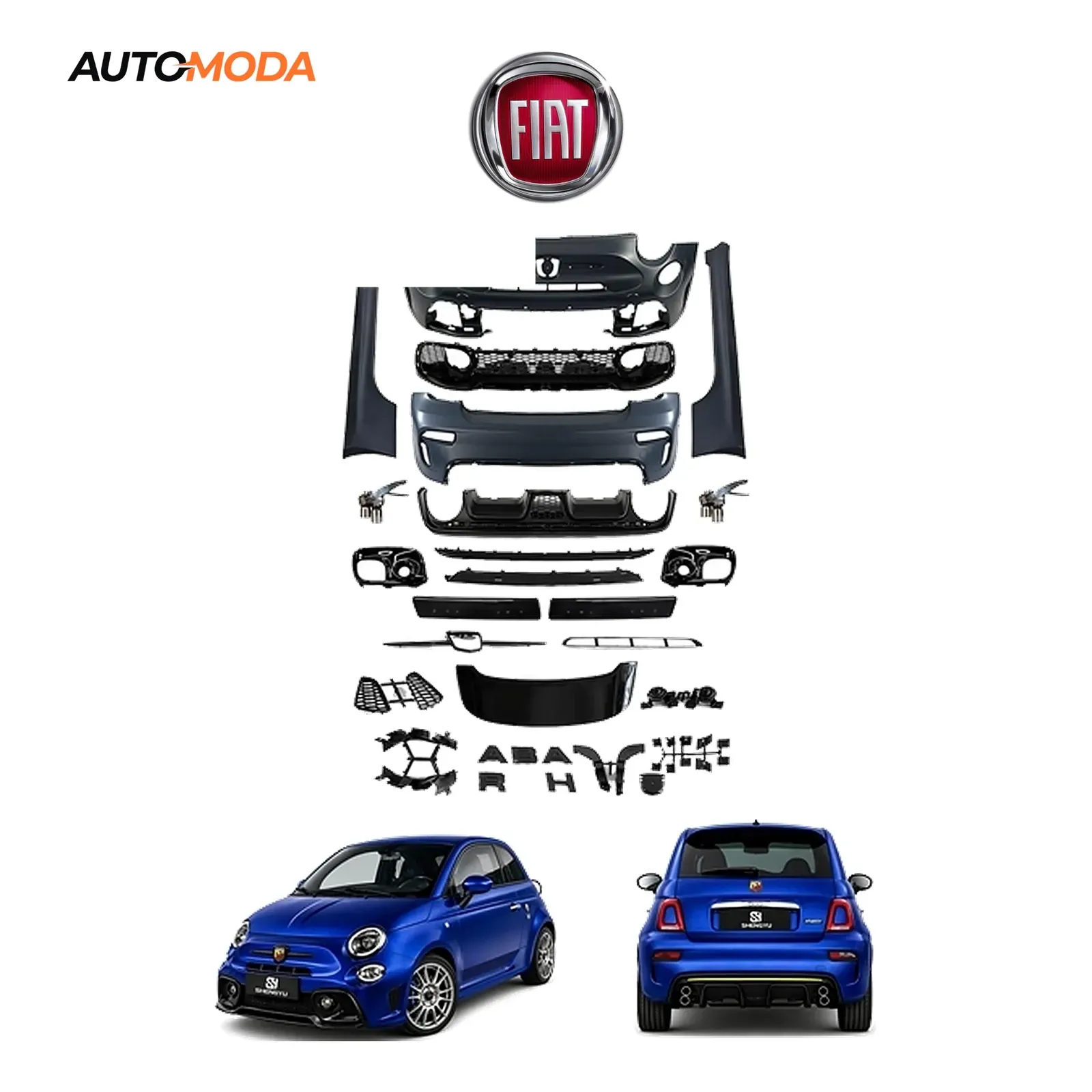 Fiat 500 body kit Abarth (2007 - 2025)