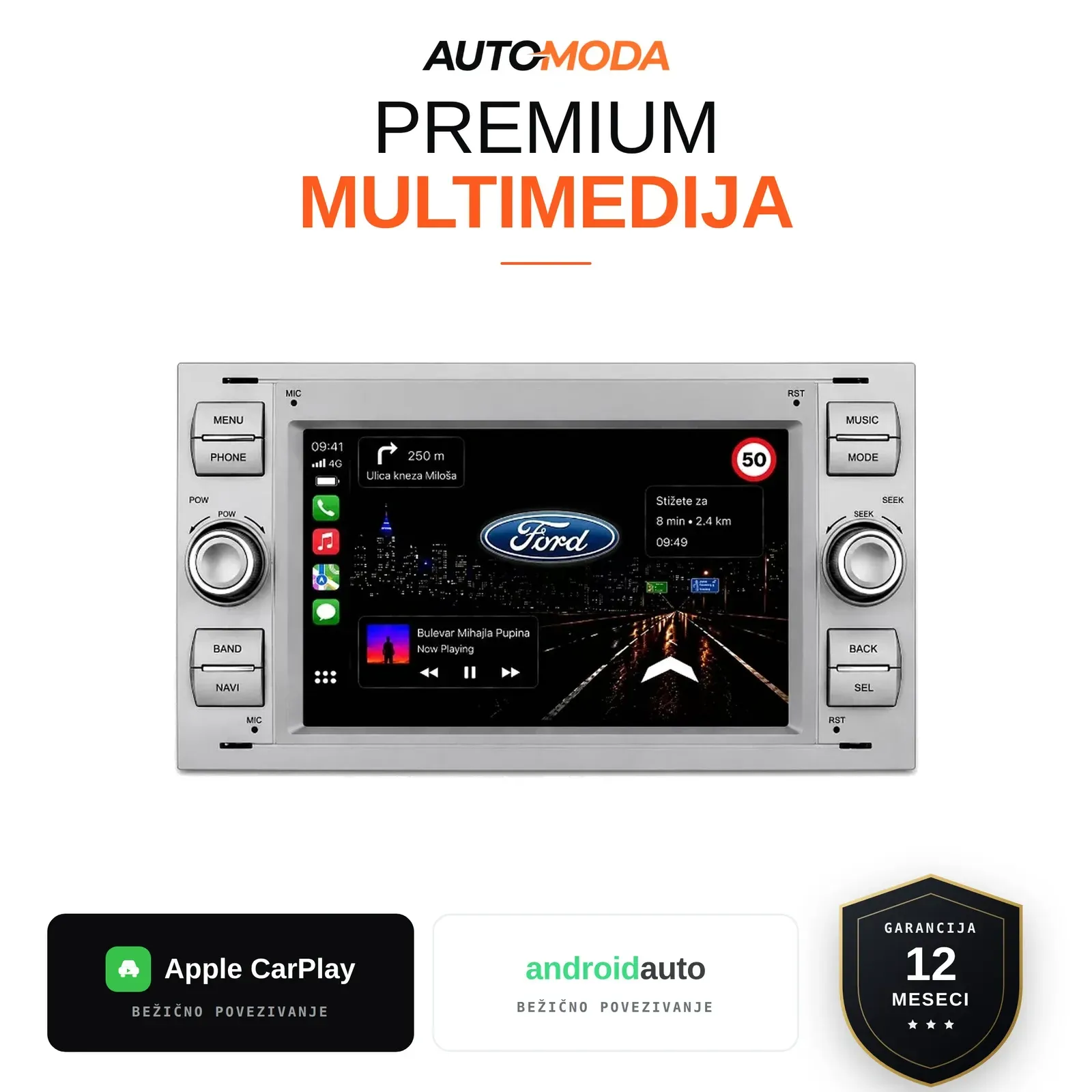 Ford multimedija 7"