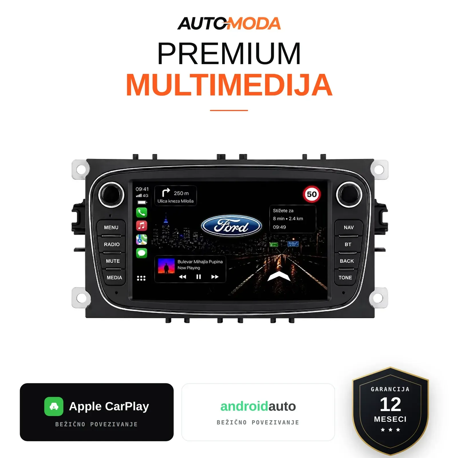 Ford multimedija 7"