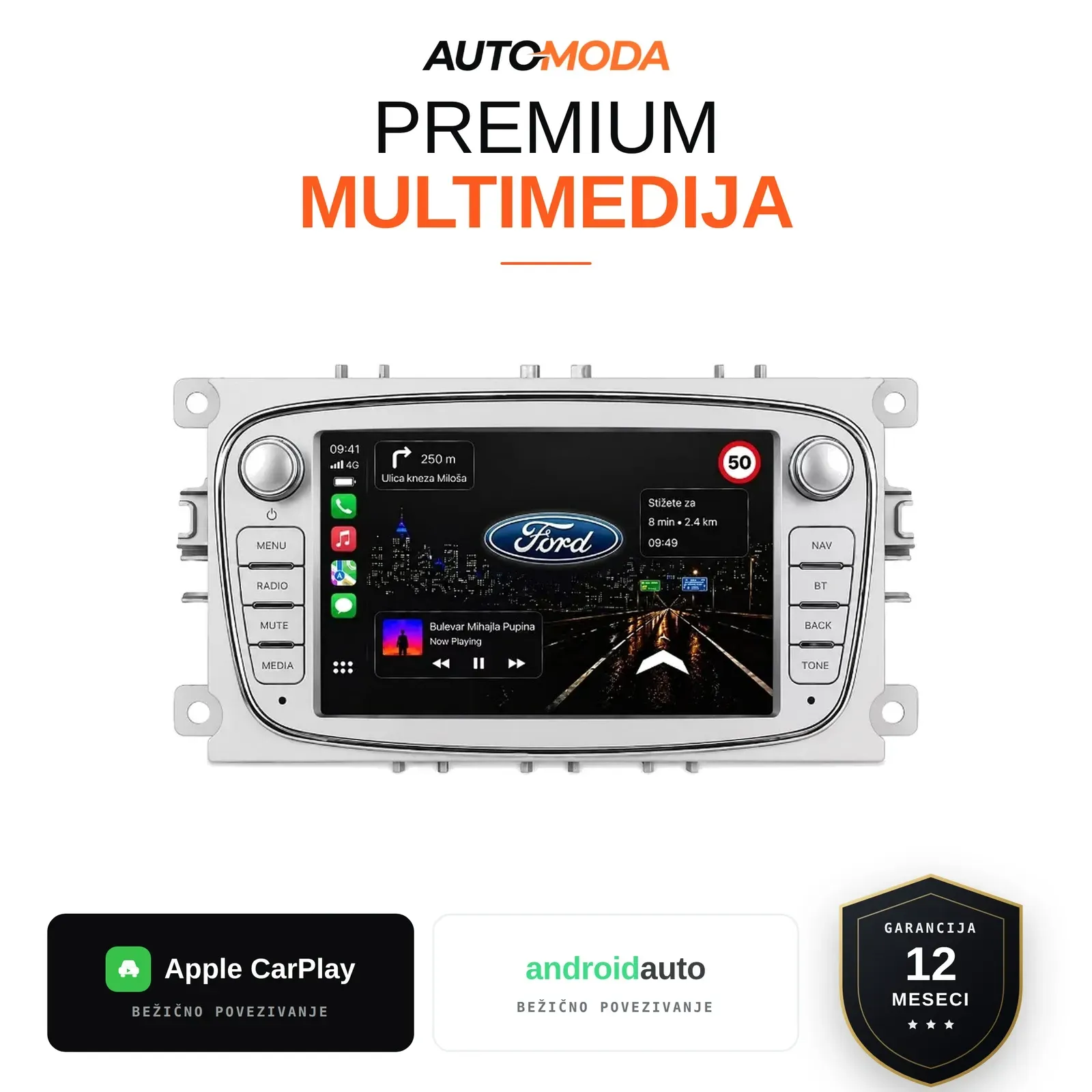 Ford multimedija 7"