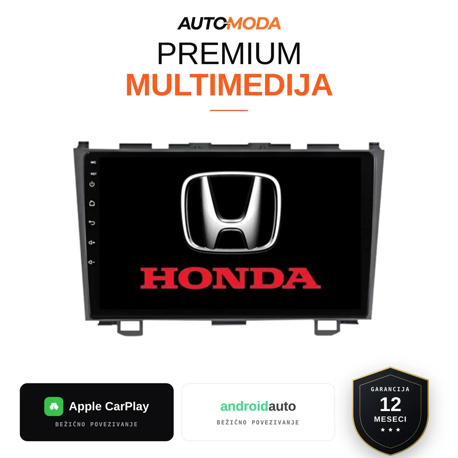Honda CRV multimedija 10"