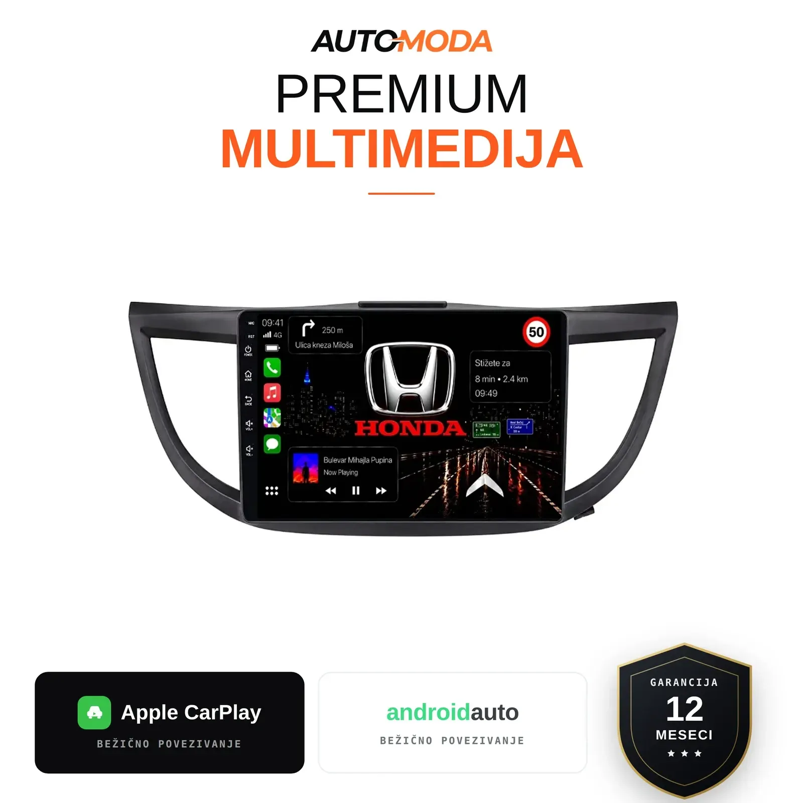 Honda CRV Novi Tip multimedija 10"
